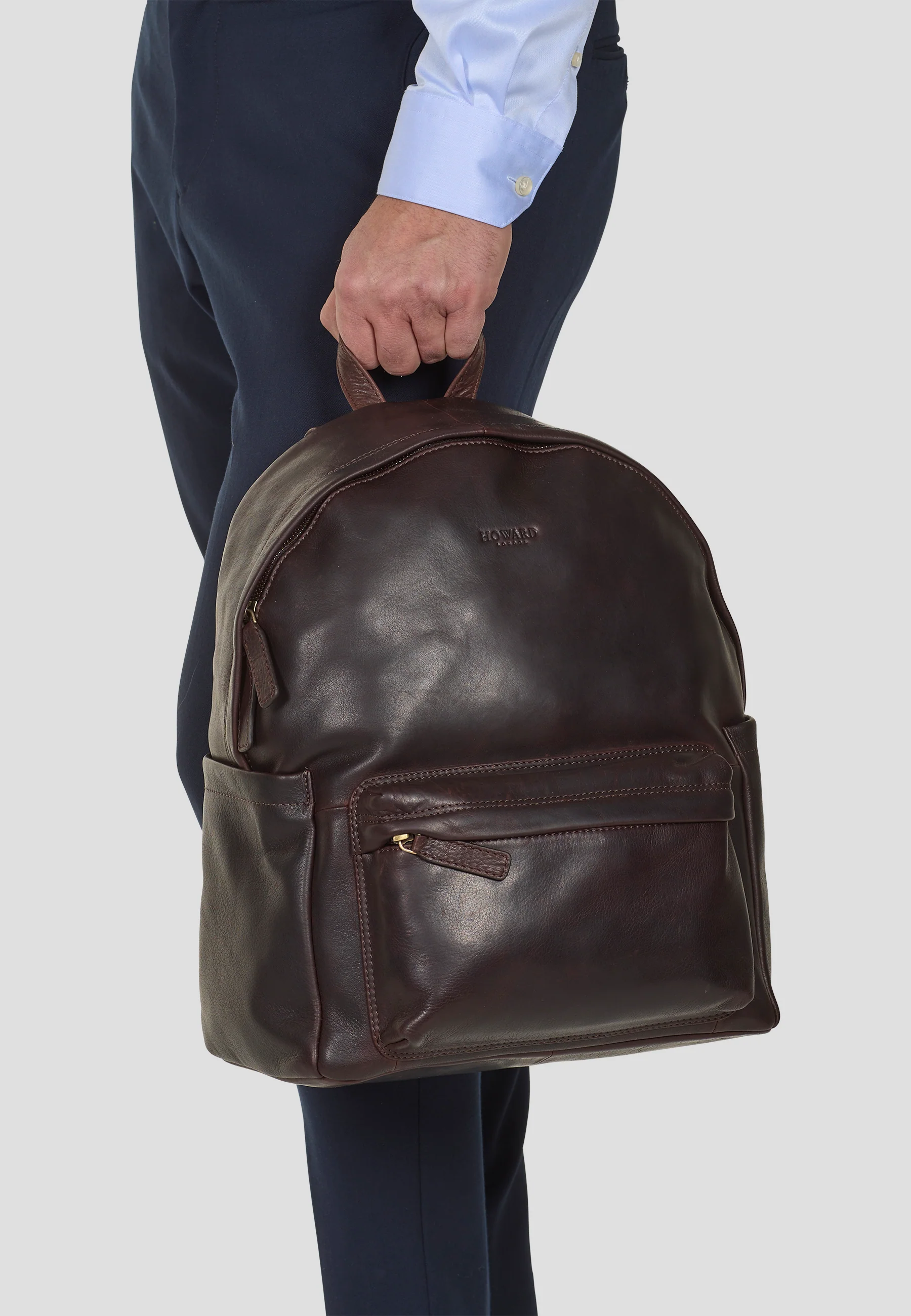 Backpack Ben Dark Brown - Image 5