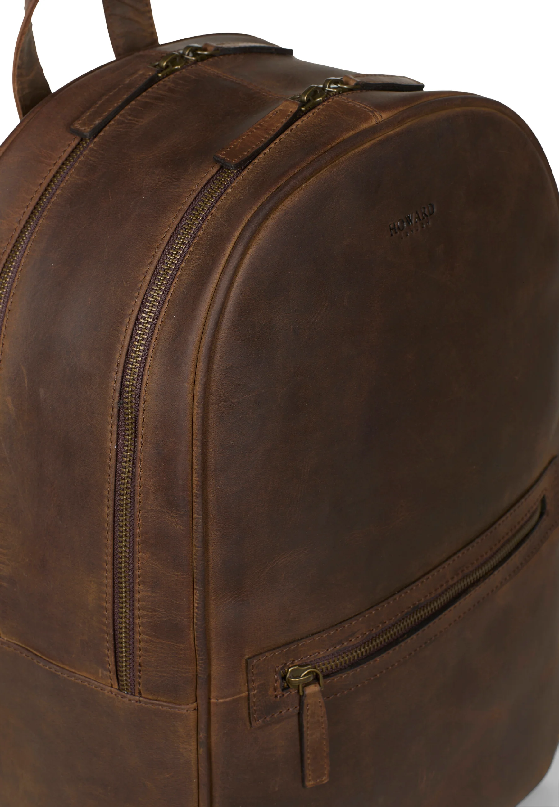 Backpack Leather Bag Cole Brown - Image 4