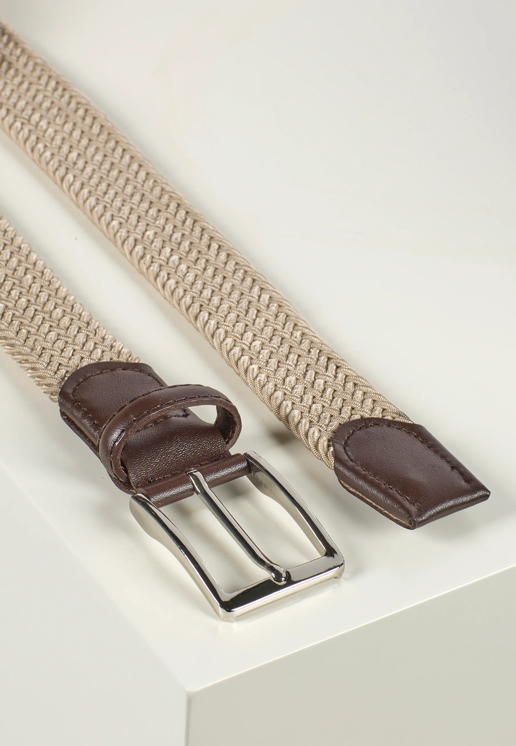 Braided Belt Marvin Beige - Image 2