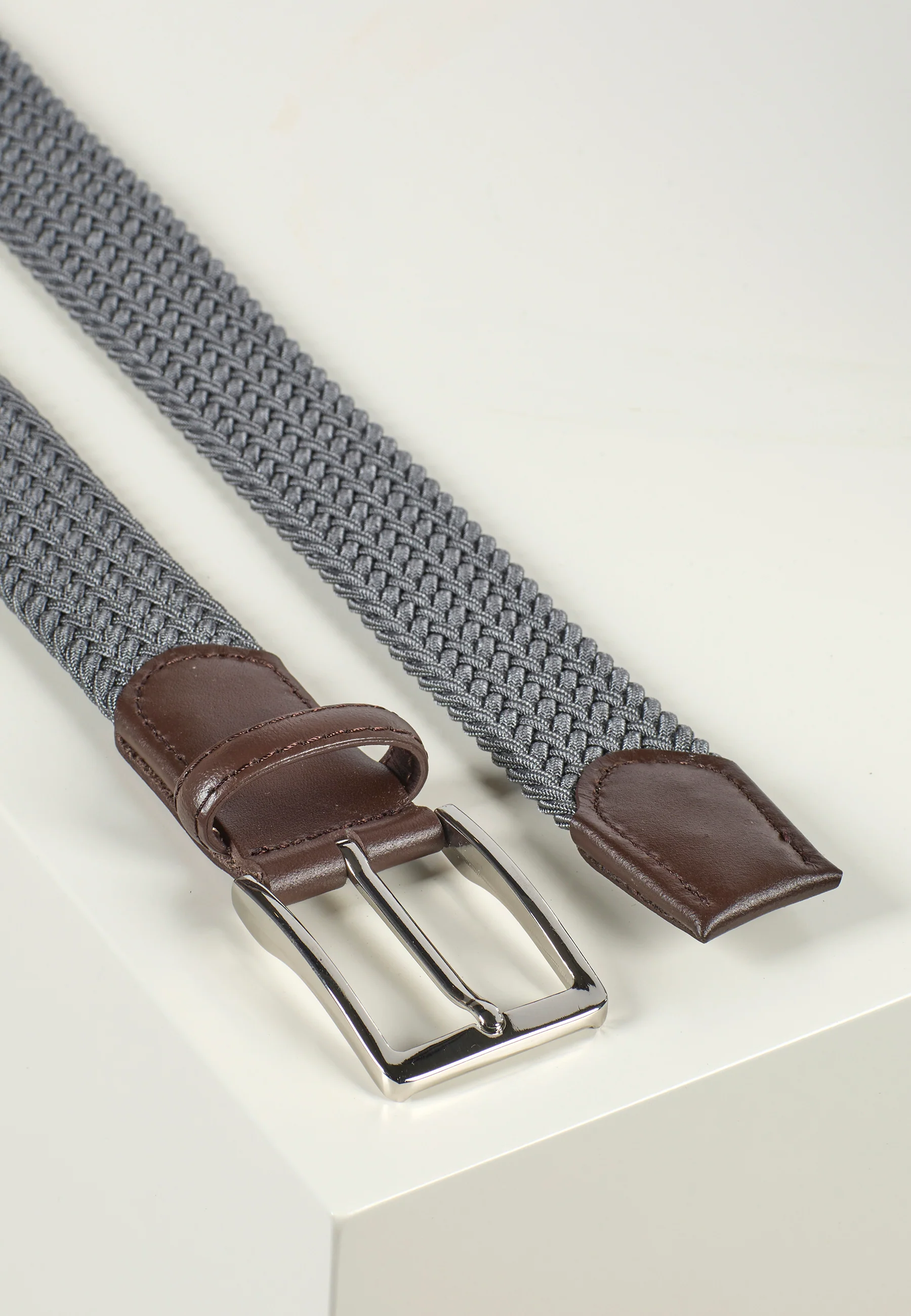 Braided Belt Marvin Grey - Image 4