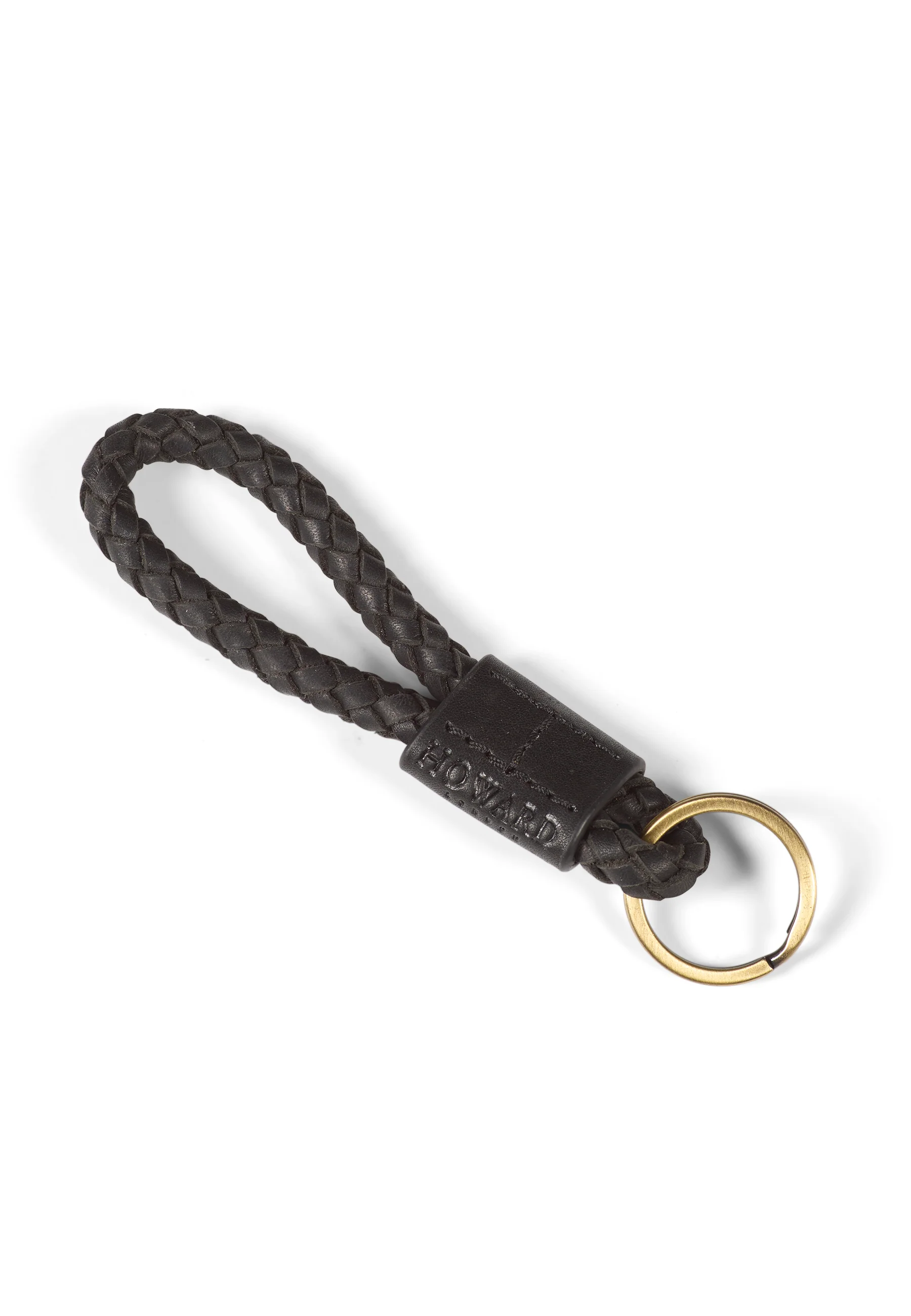 Braided Keyring Black
