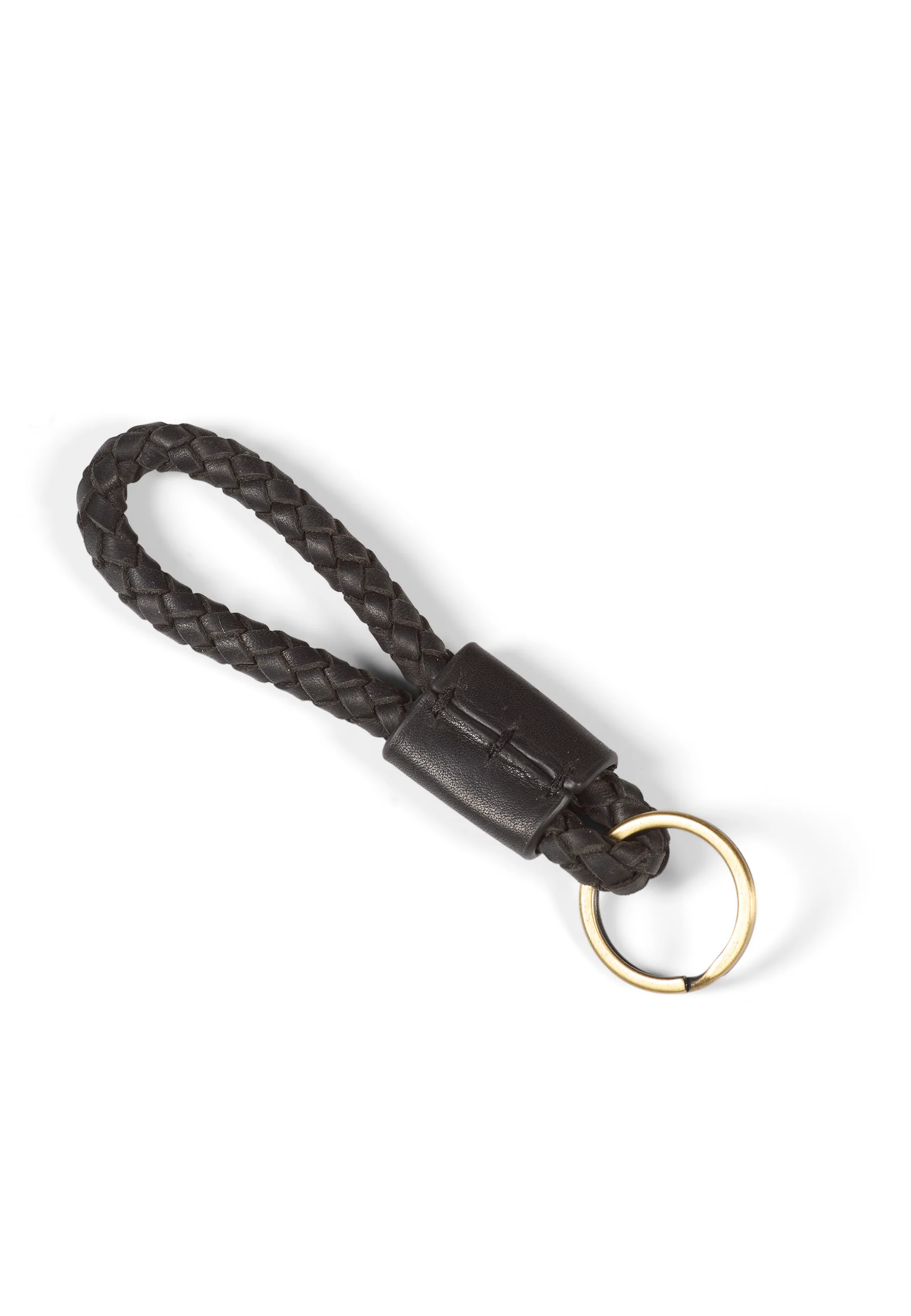 Braided Keyring Black - Image 2