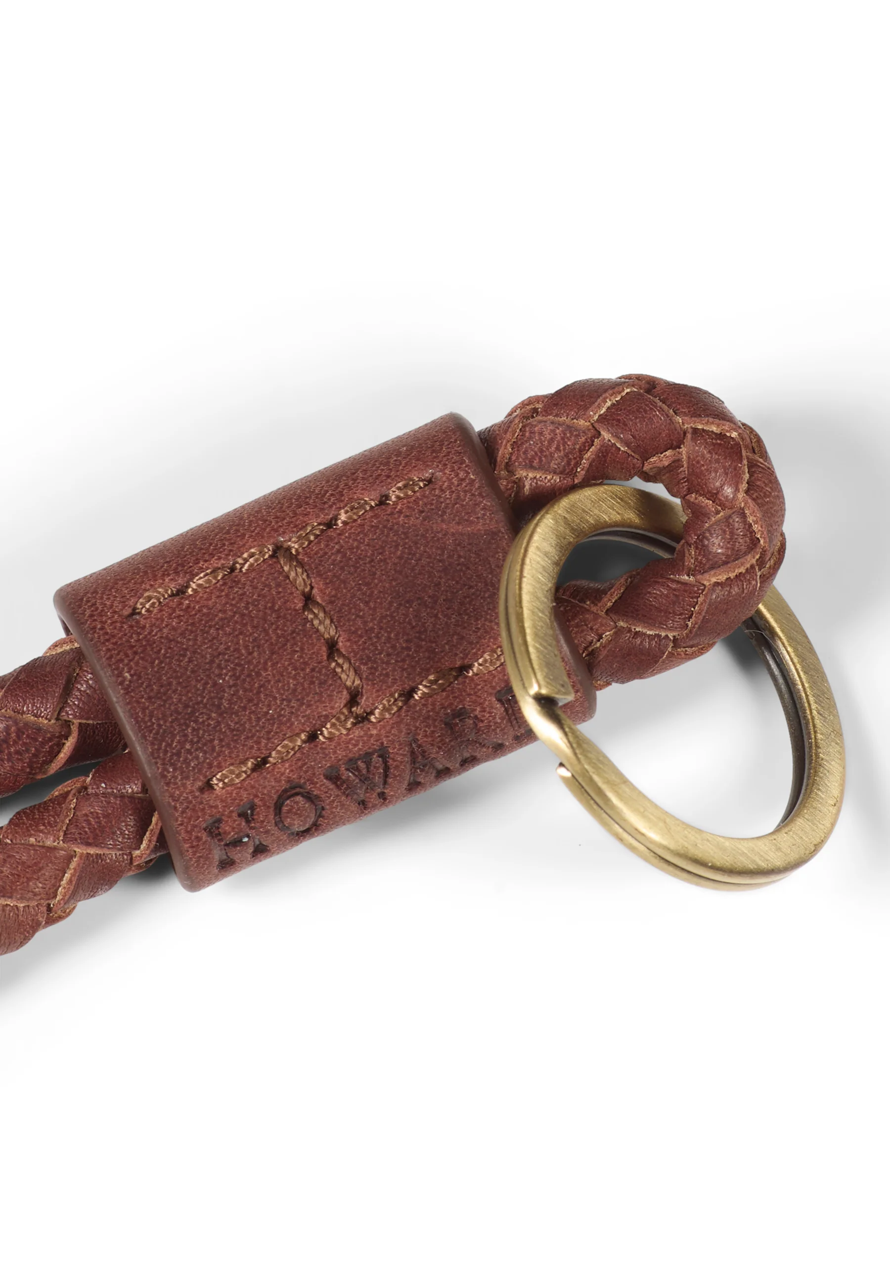 Braided Keyring Brown - Image 3