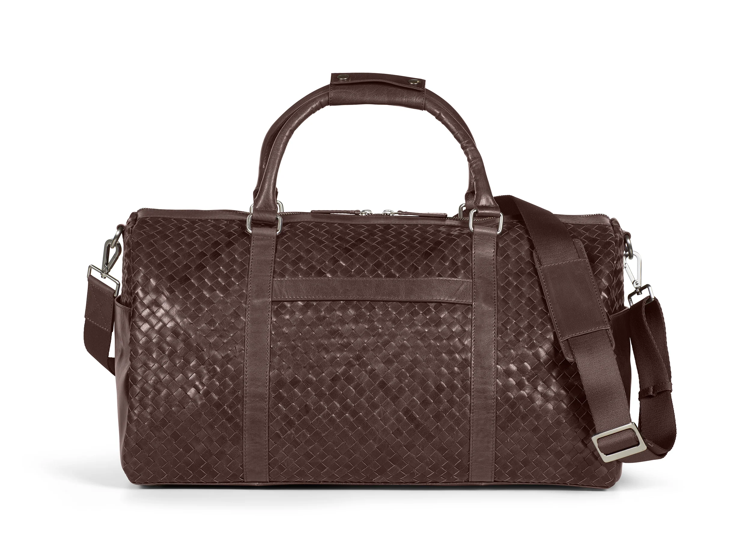 Braided Weekend Bag John Dark Brown - Image 2