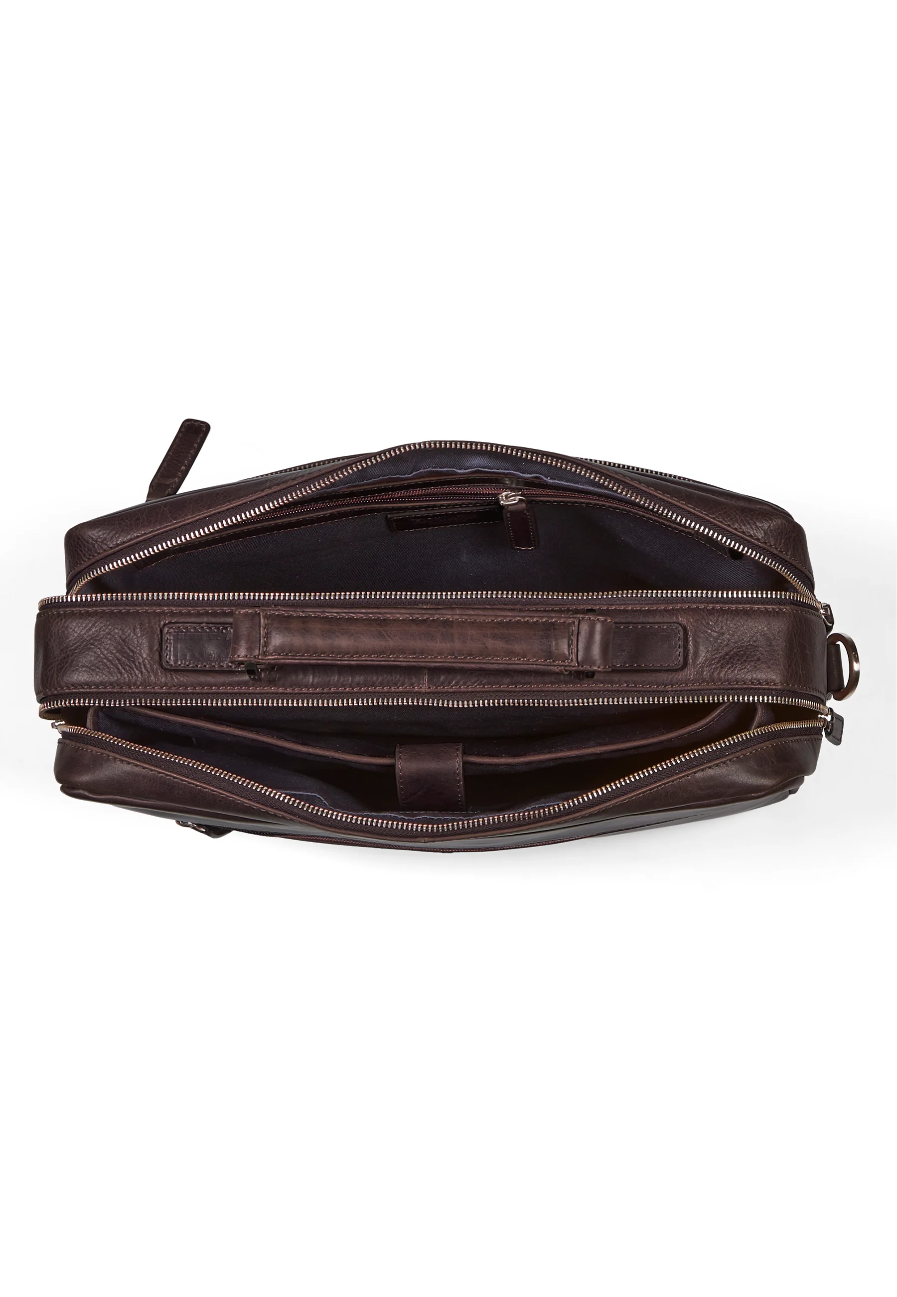 Briefcase Bag Damien Dark Brown - Image 3