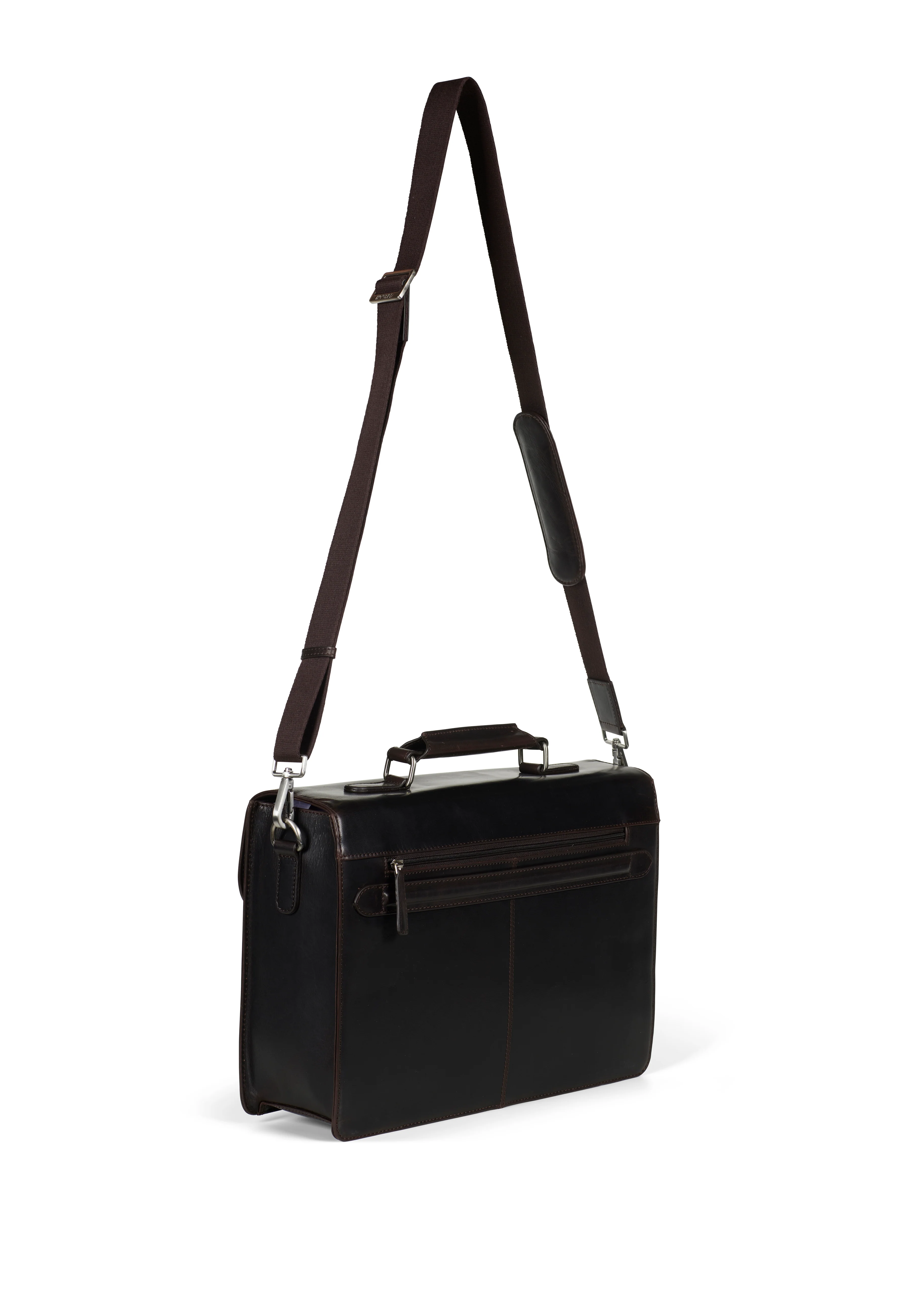 Briefcase Bag Eric Dark Brown - Image 2