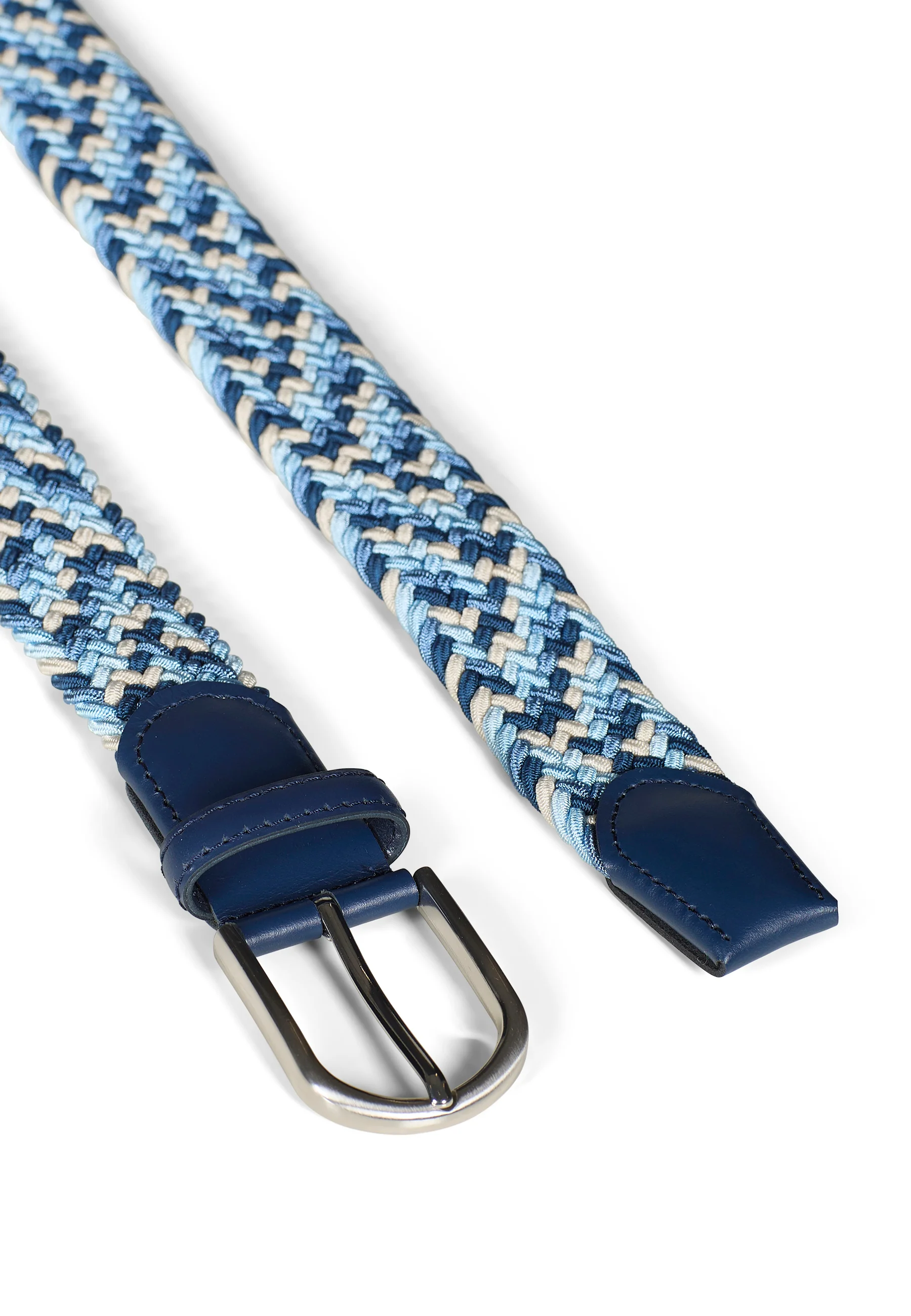 Howard Braided Stretch Belt Andy Blue - Image 2
