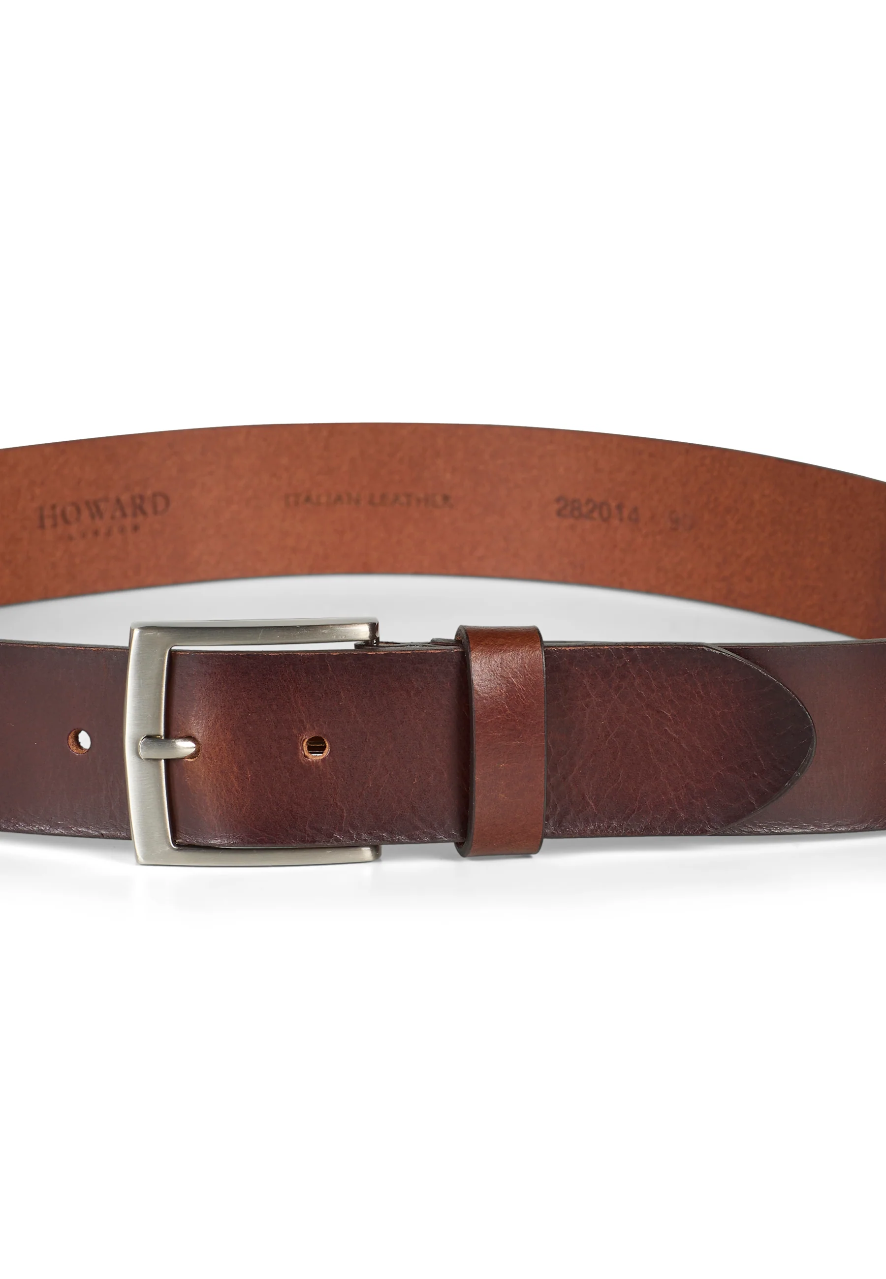 Howard Leather Belt Alexis Dark Brown - Image 3
