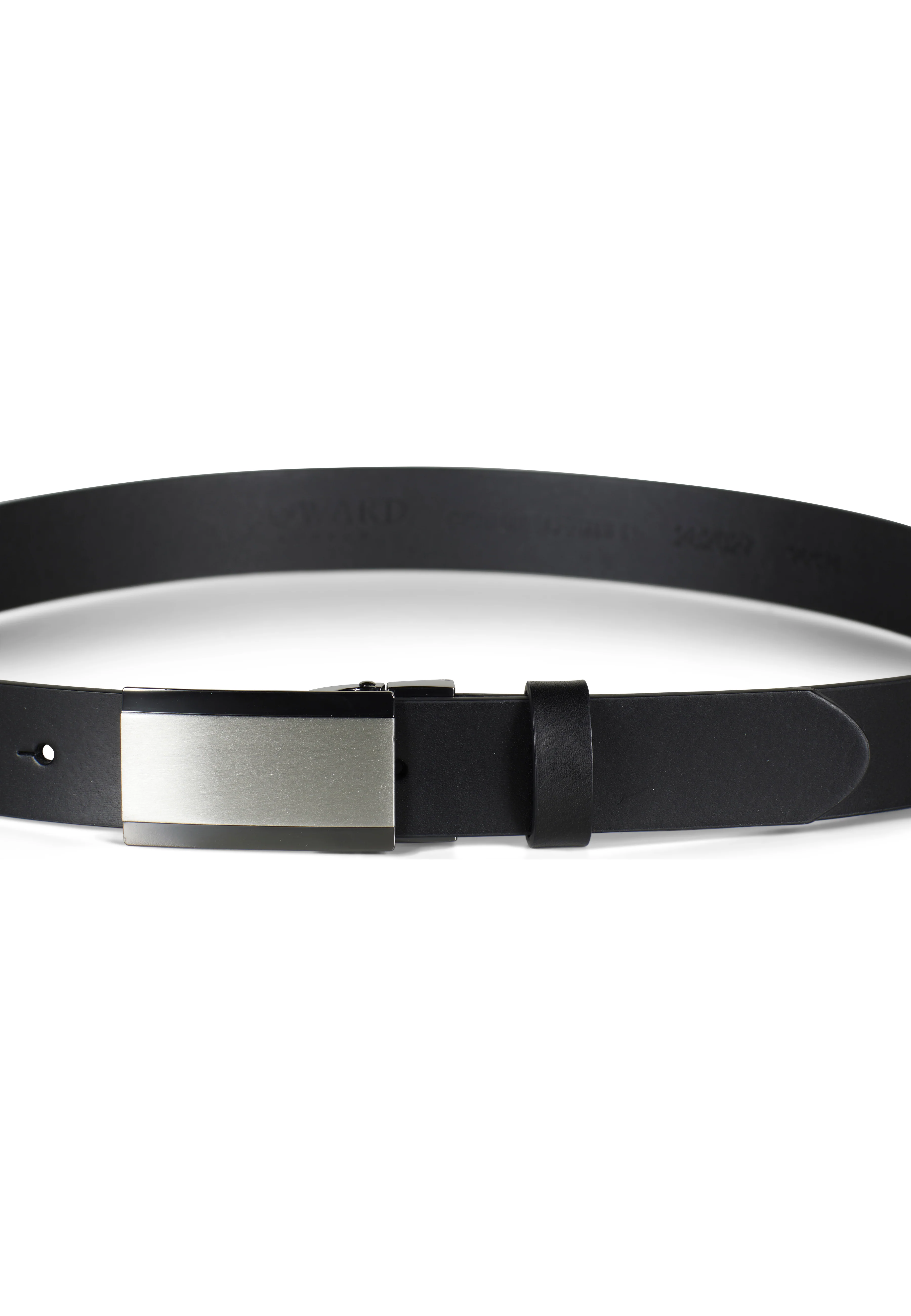 Howard Leather Belt Edward Black - Image 3