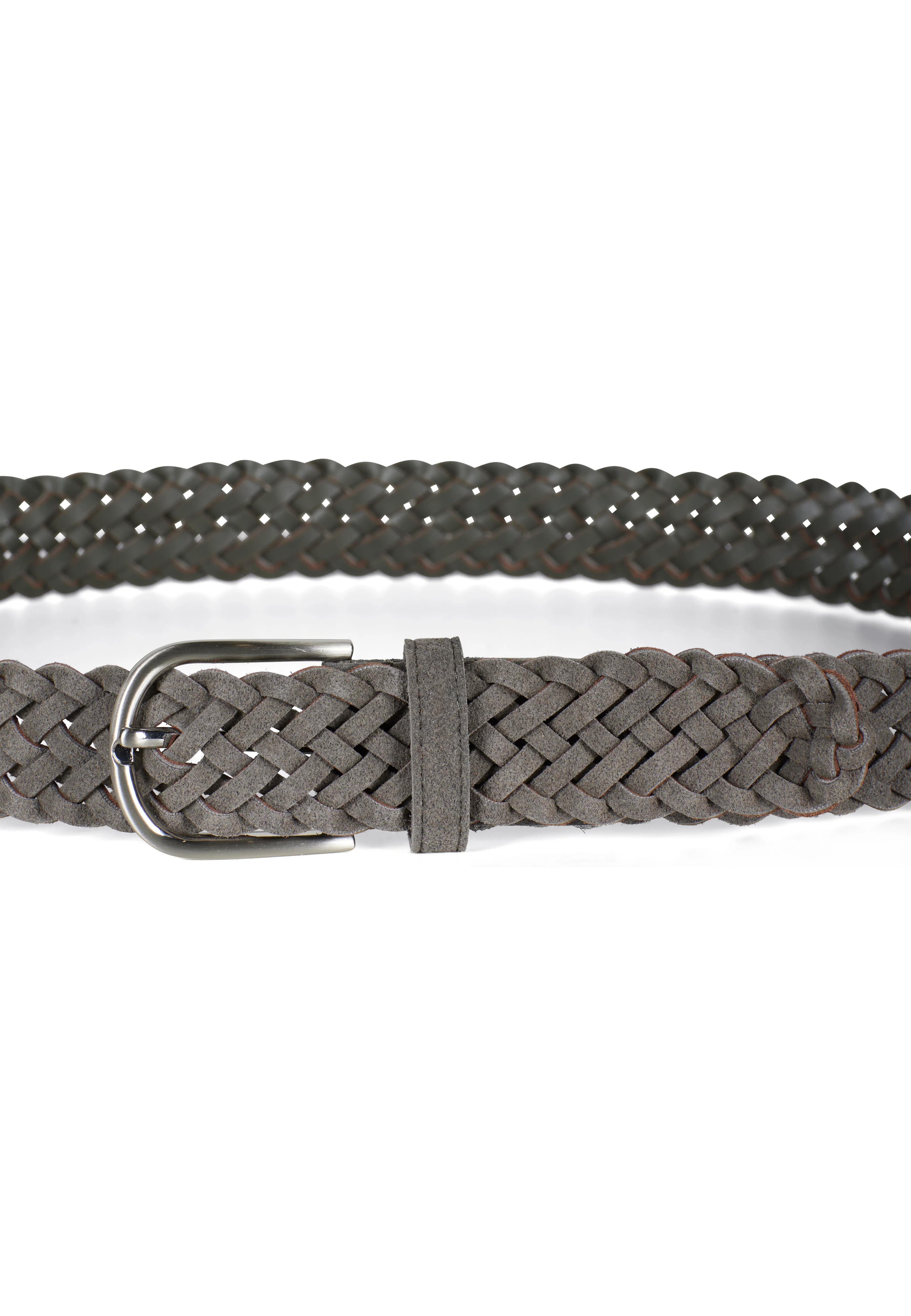 Howard Suede Belt Ashley Grey - Image 3