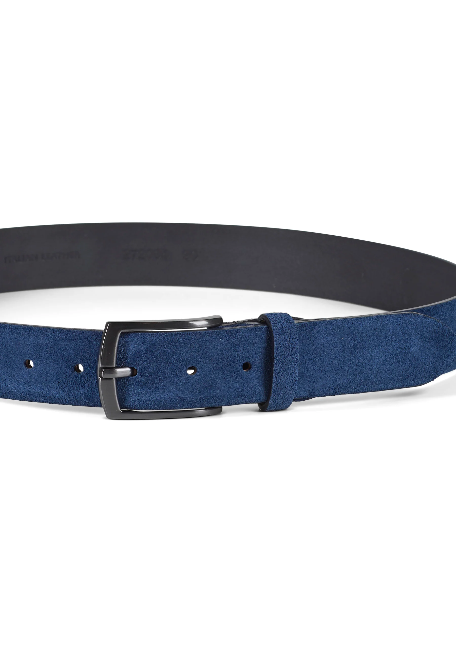 Howard Suede Belt Zack Blue - Image 3
