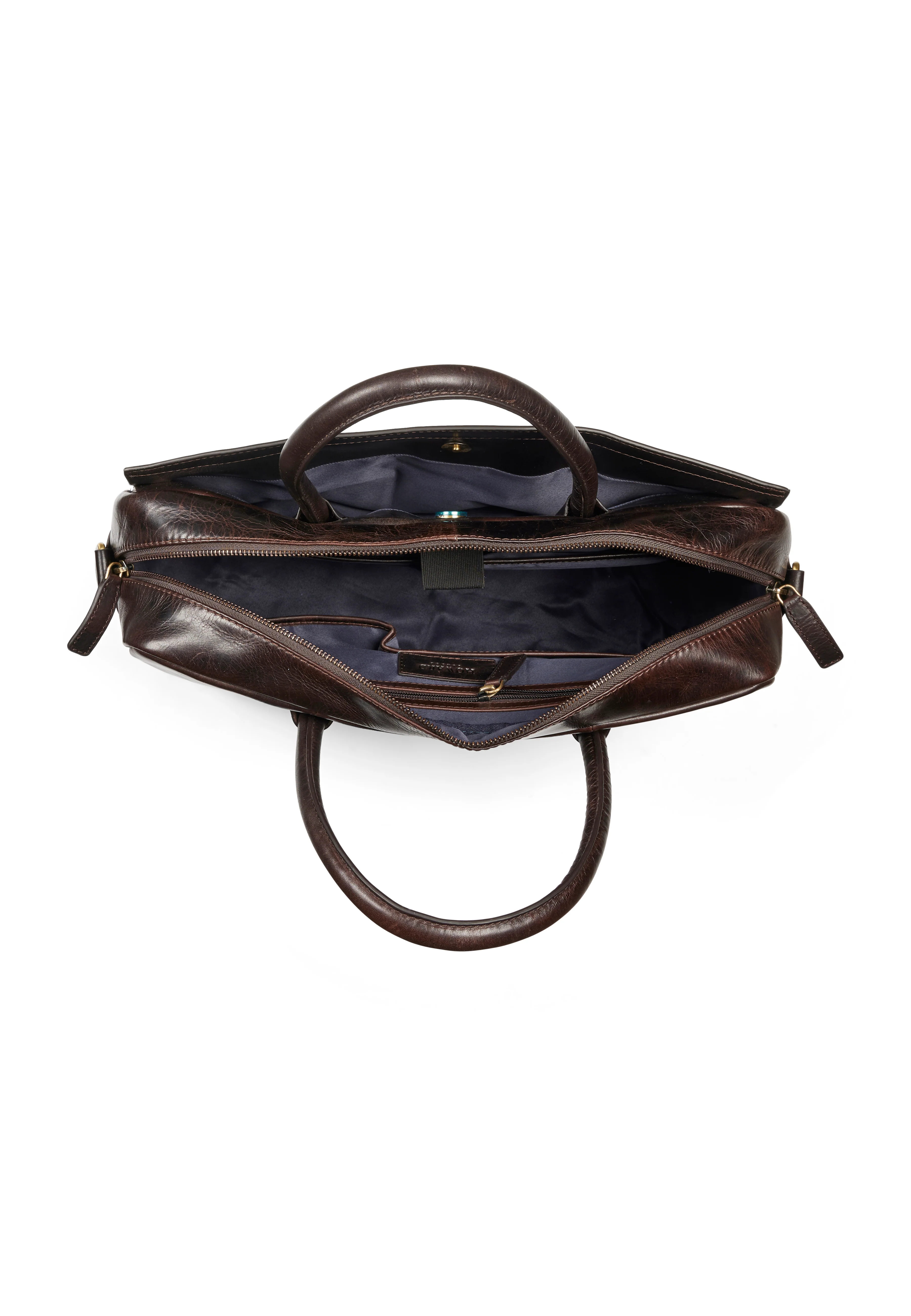 Laptop Bag Charlie Dark Brown - Image 3