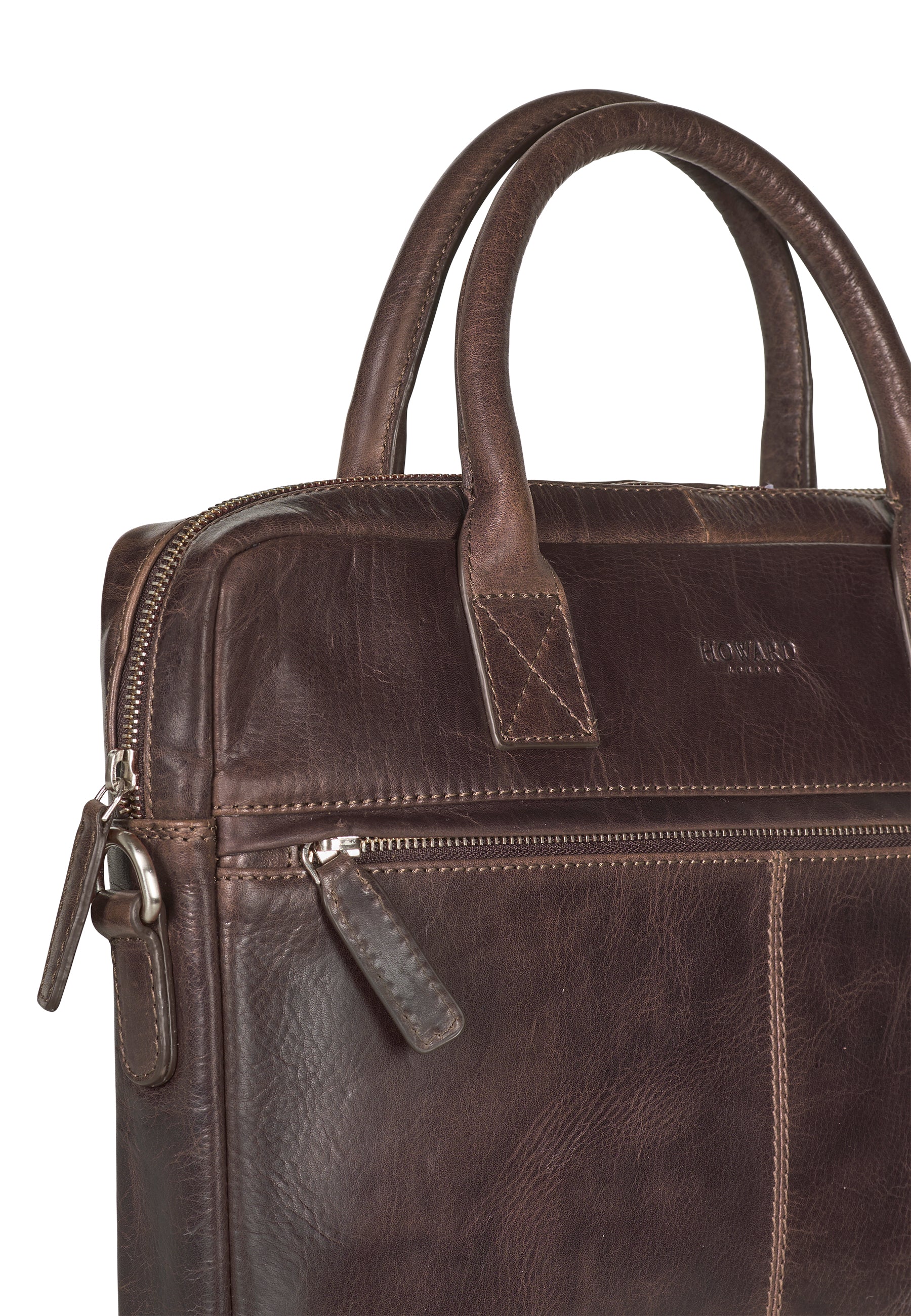 Laptop Bag Evan Dark Brown - Image 4