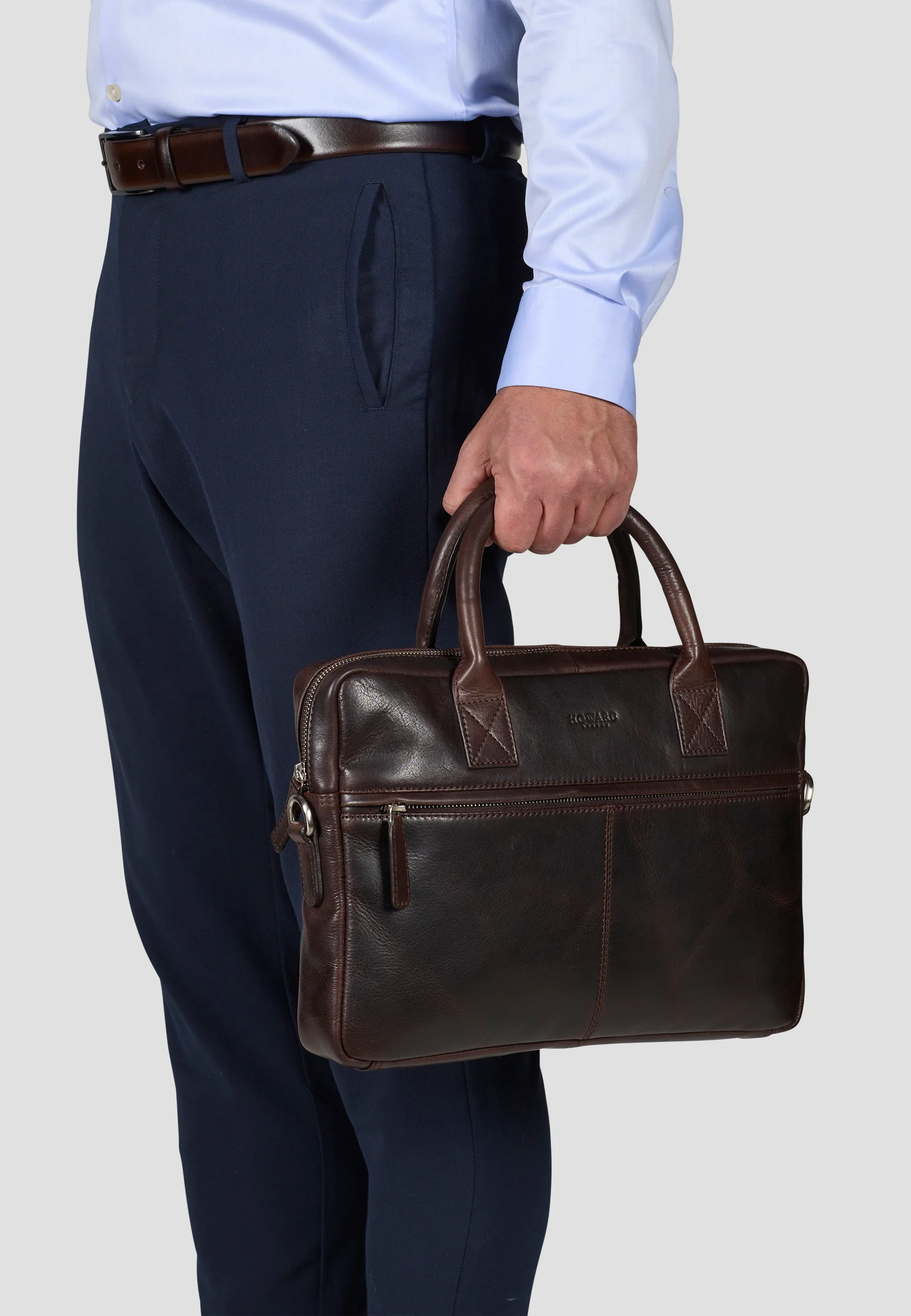 Laptop Bag Evan Dark Brown - Image 5