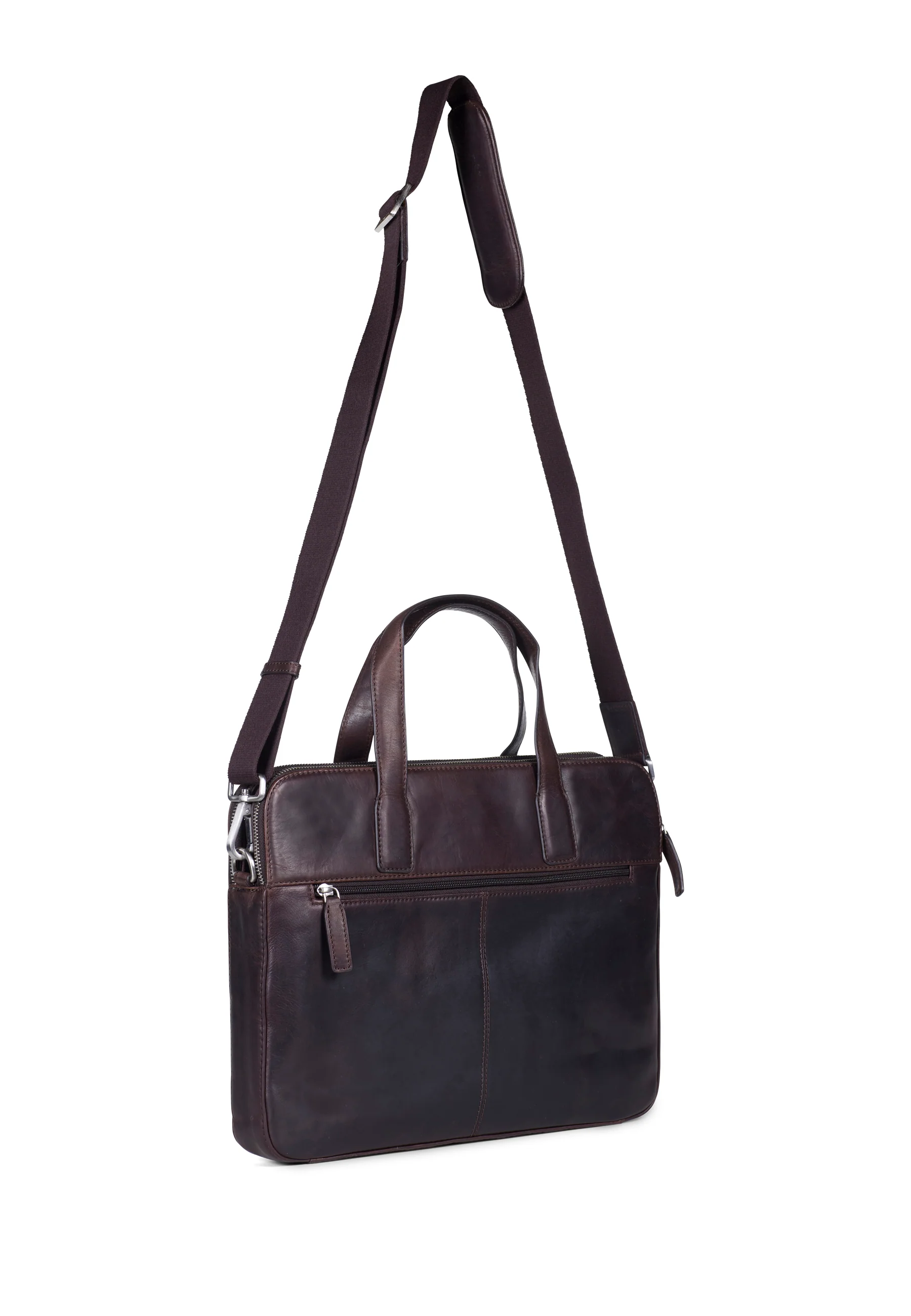 Laptop Bag Harrison Dark Brown - Image 2