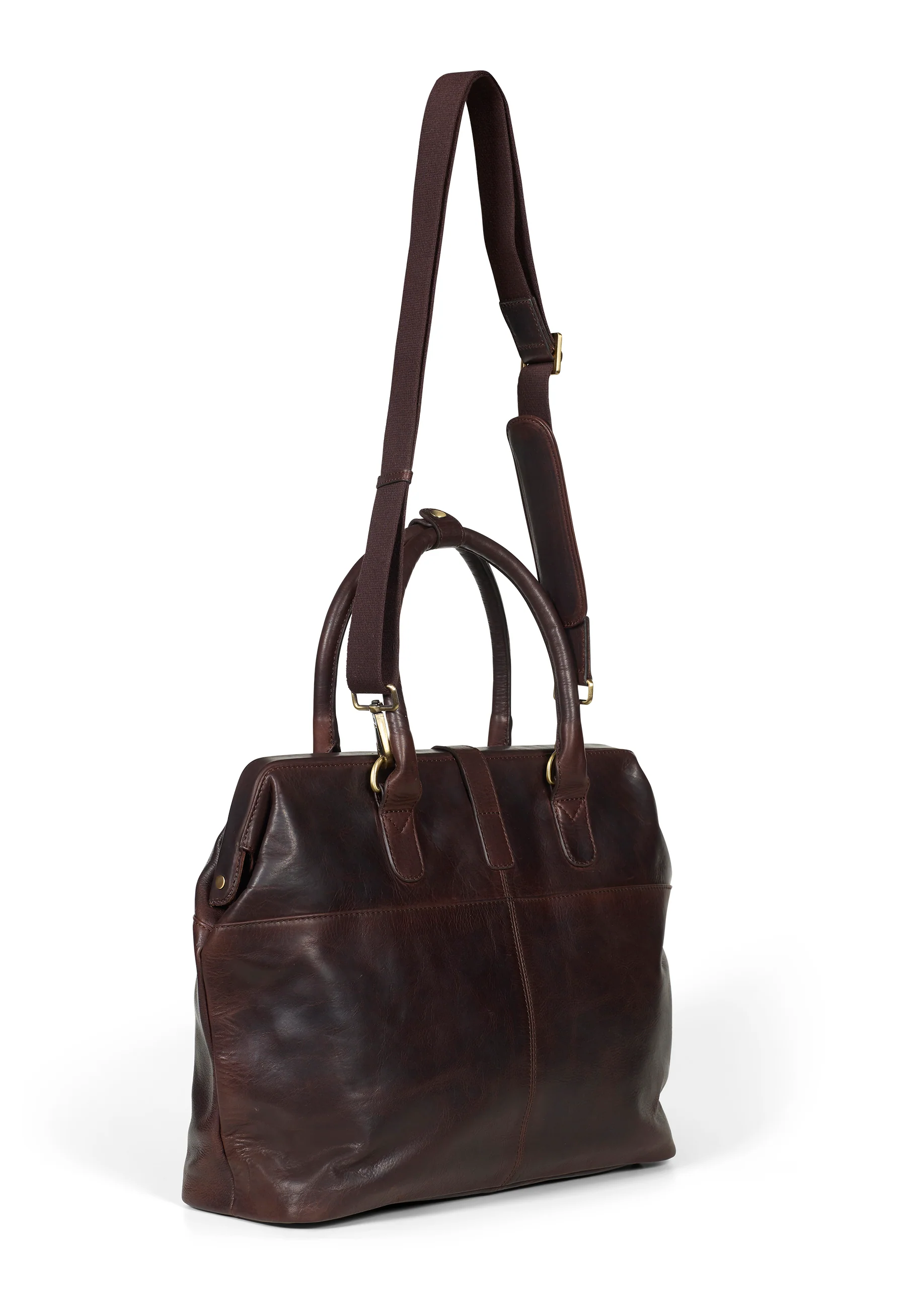 Laptop Bag Ken Dark Brown - Image 2