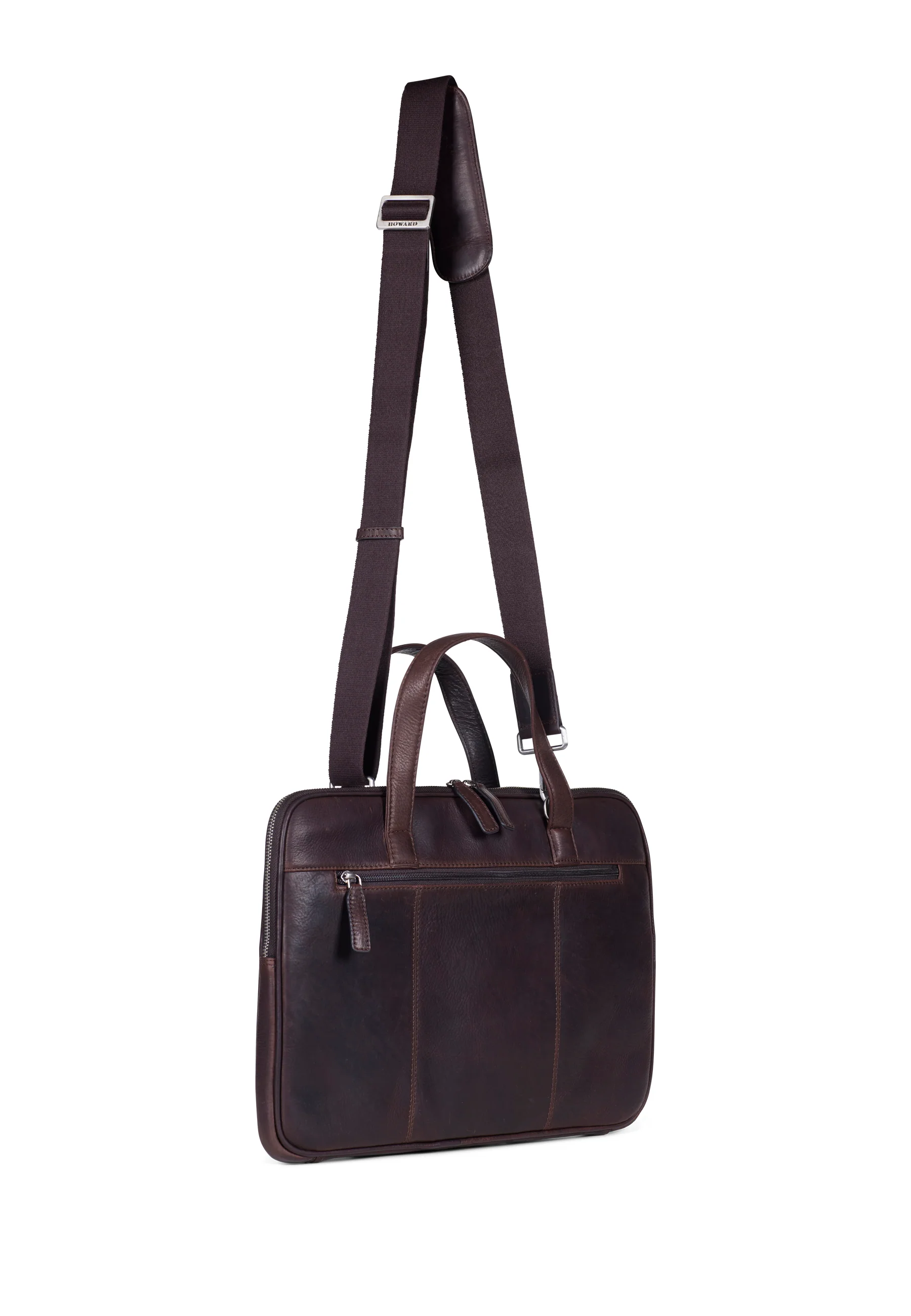 Laptop Bag Oscar Dark Brown - Image 2