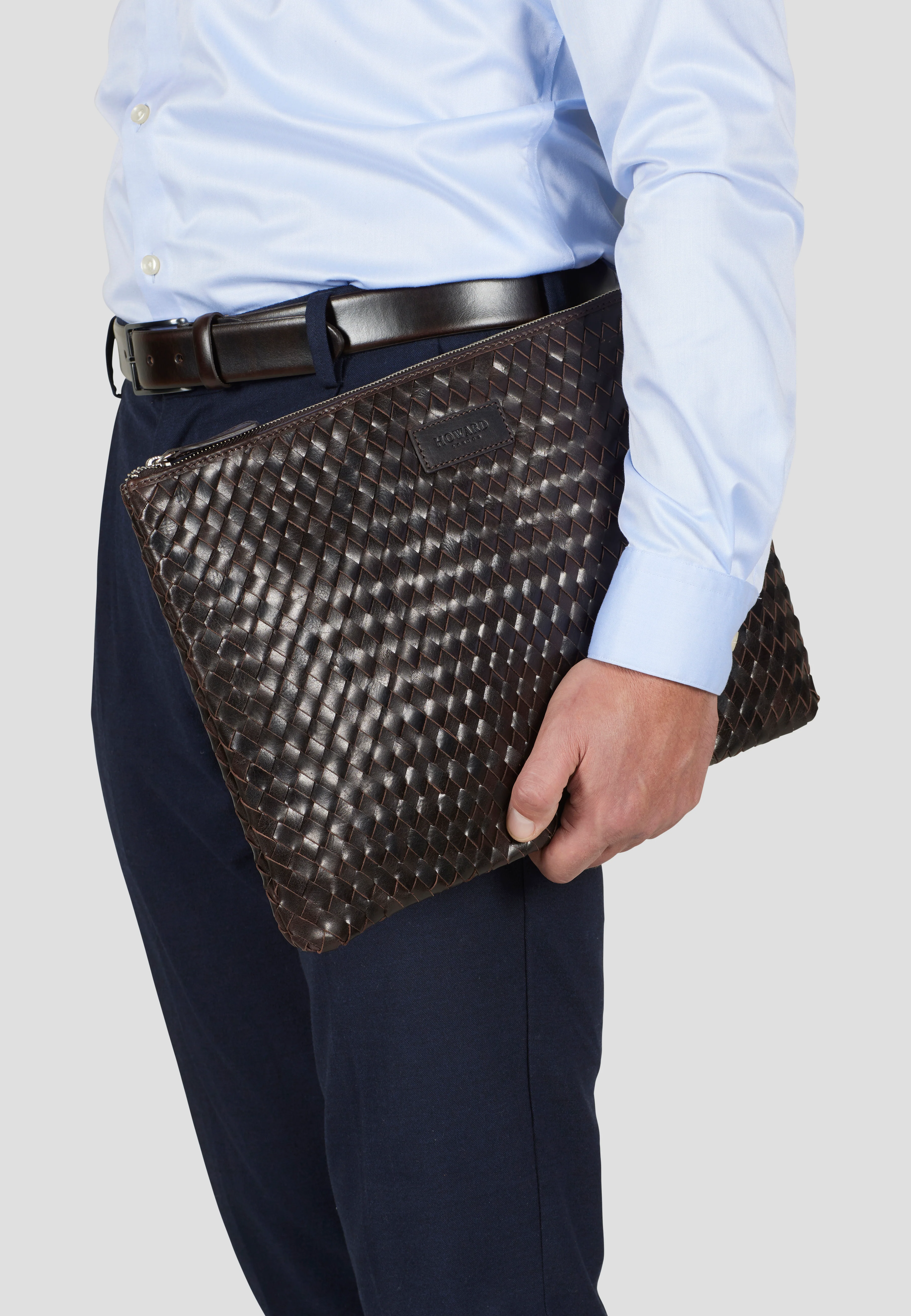 Laptop Braided Sleeve John Dark Brown - Image 5