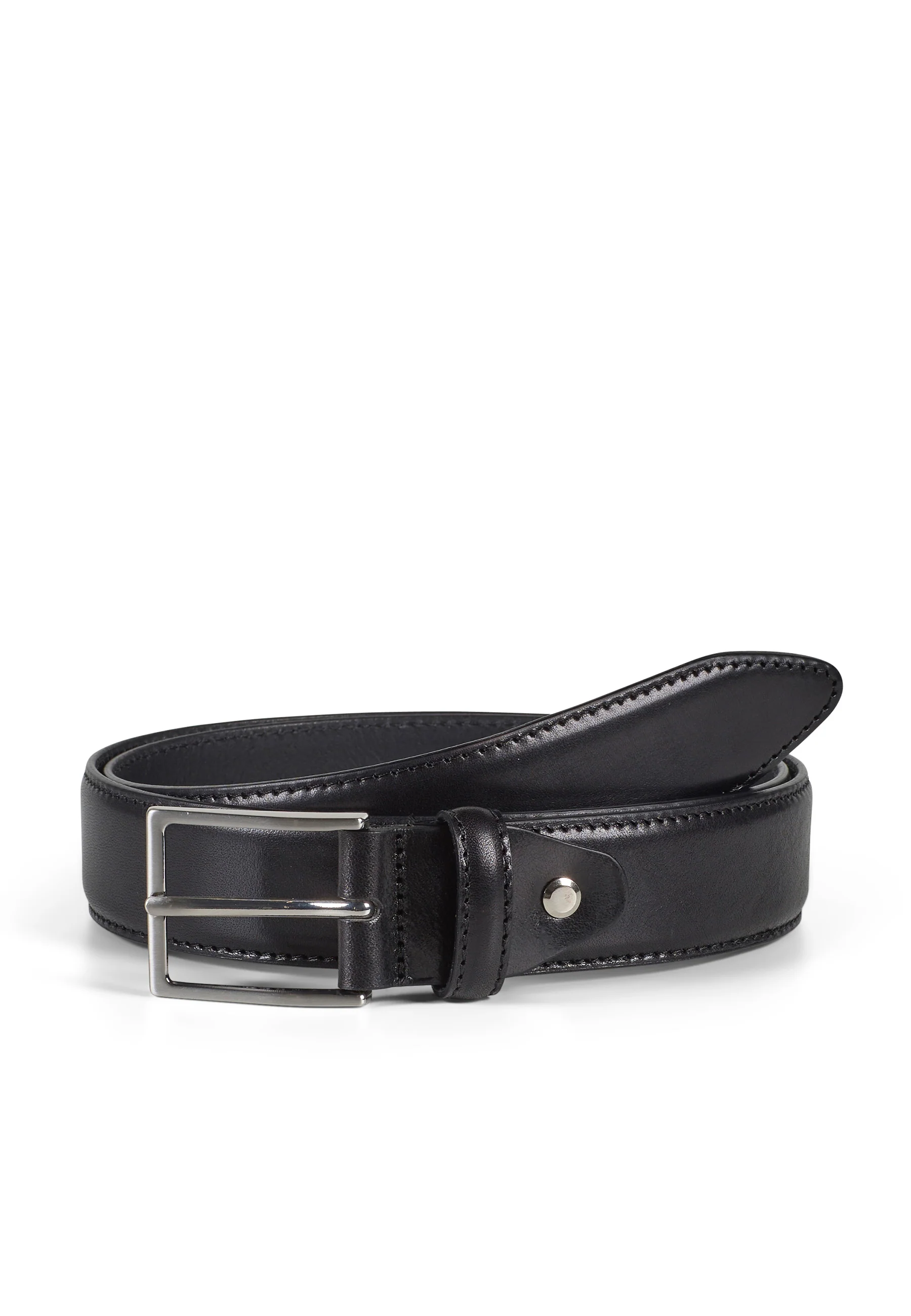 Leather Belt Charles Black
