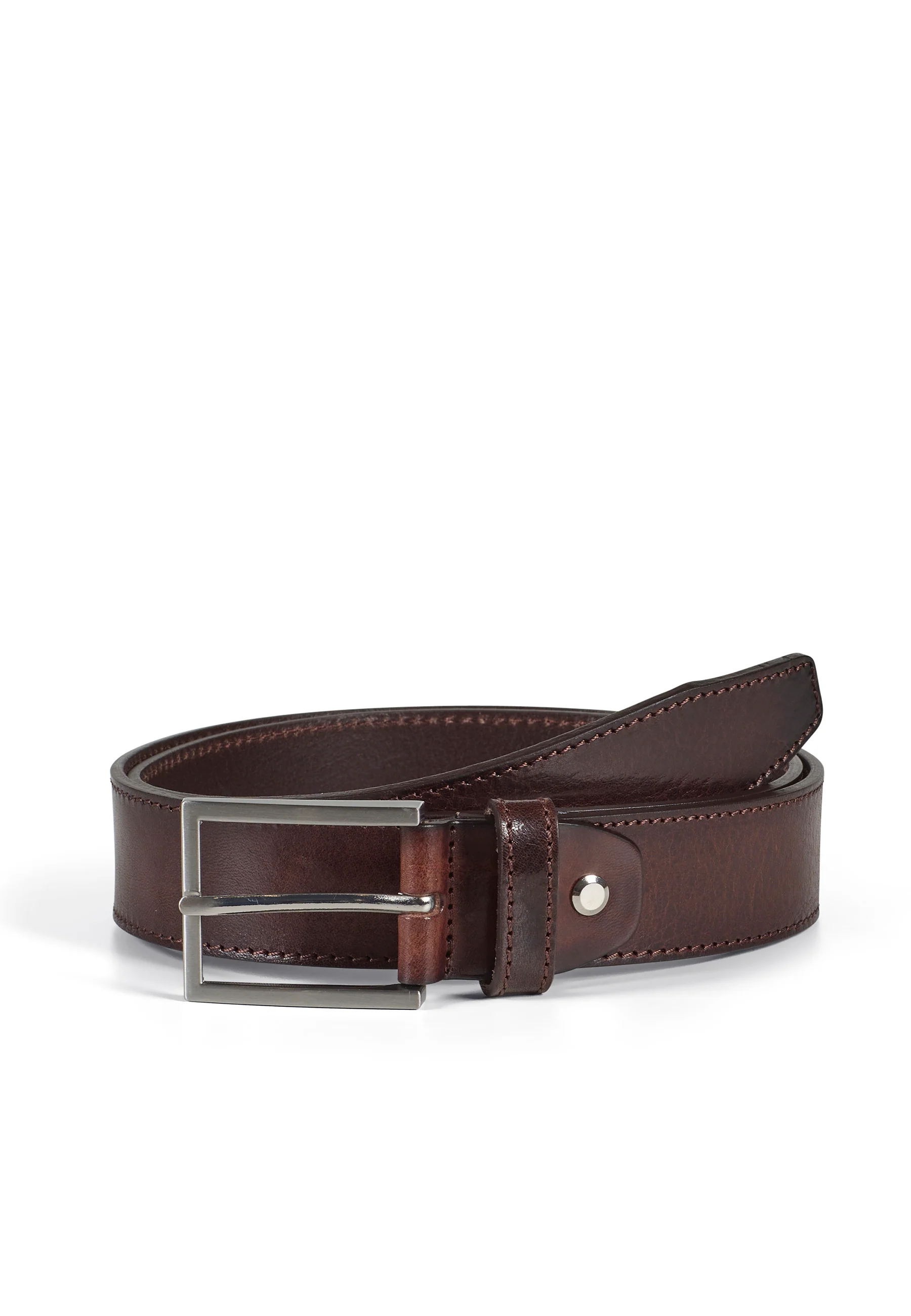 Leather Belt Matthew Dark Brown