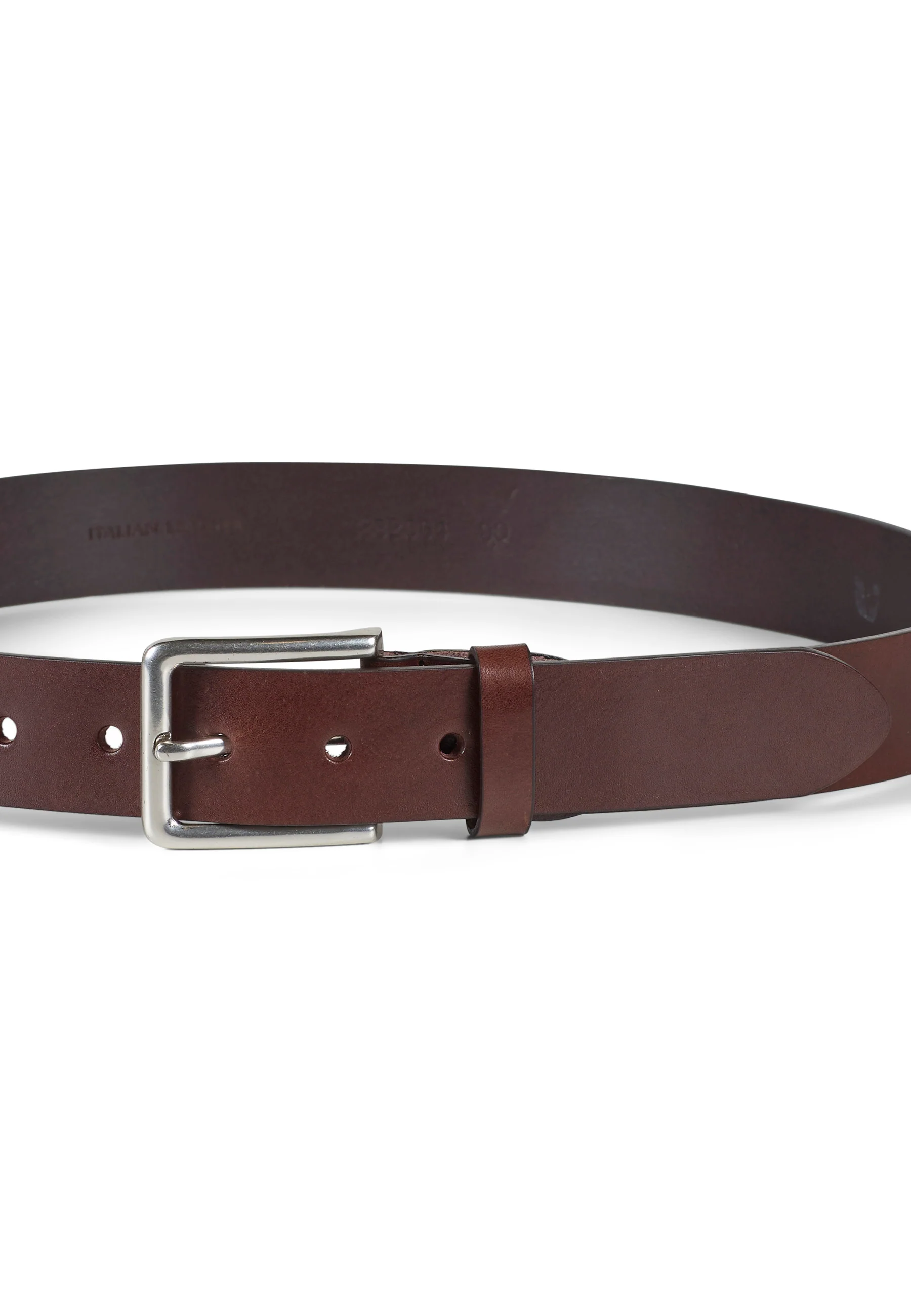 Leather Belt Roger Dark Brown - Image 3