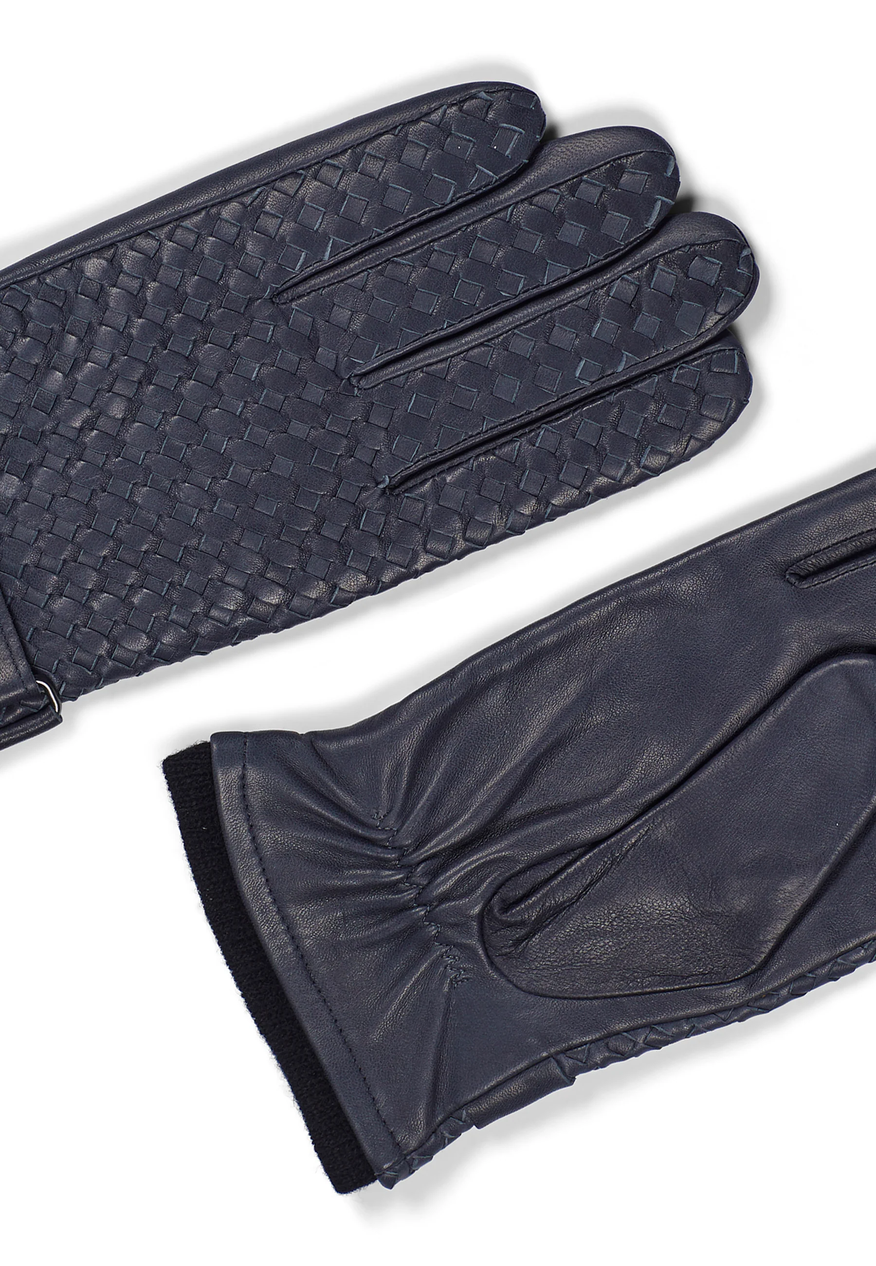 Leather Gloves Axel Grey - Image 2