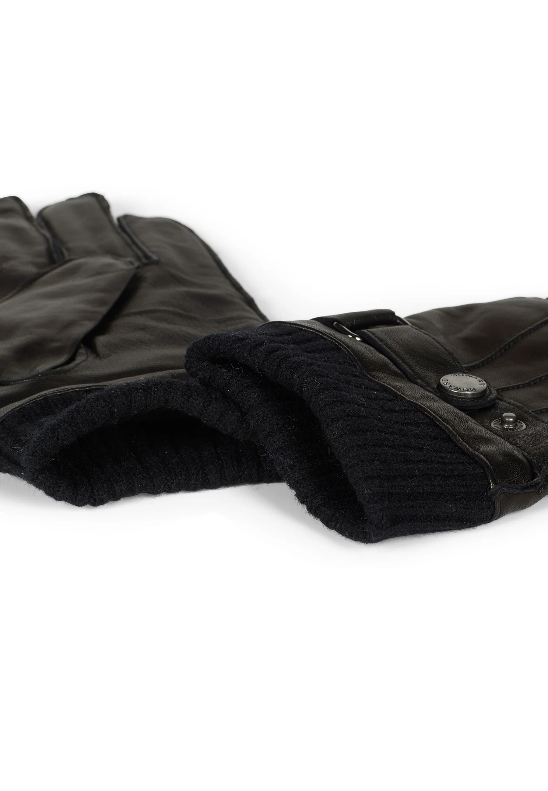Leather Gloves Carl Black - Image 3