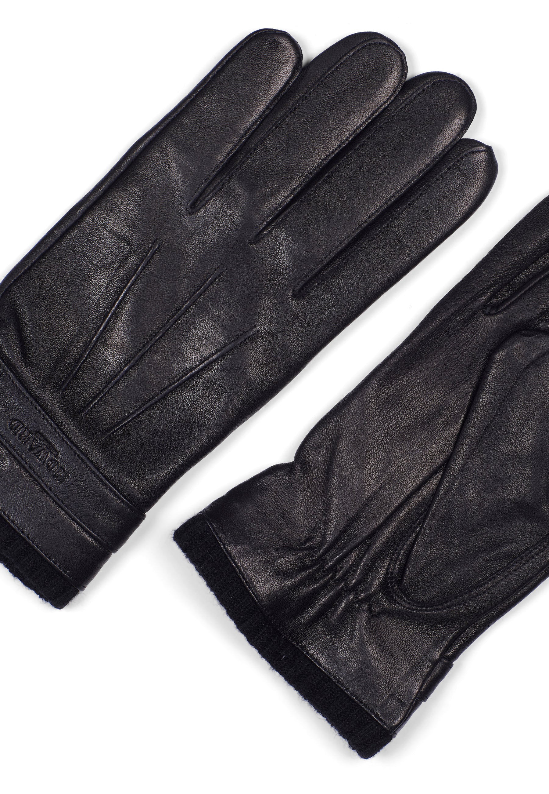 Leather Gloves Fredh Black - Image 2