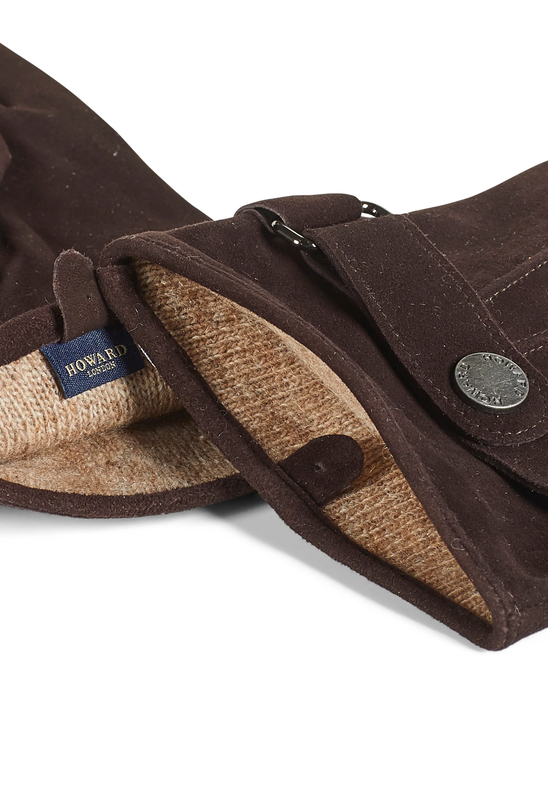 Leather Gloves Jacob Dark Brown - Image 3
