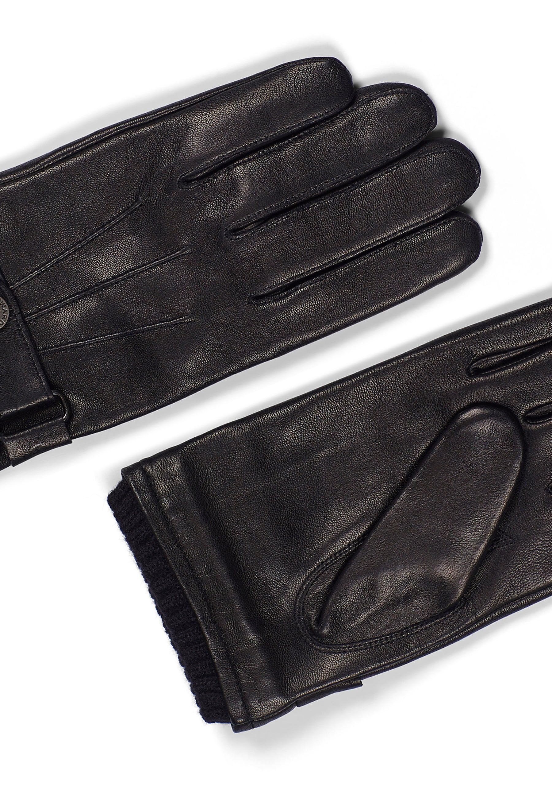 Leather Gloves Smith Black - Image 2