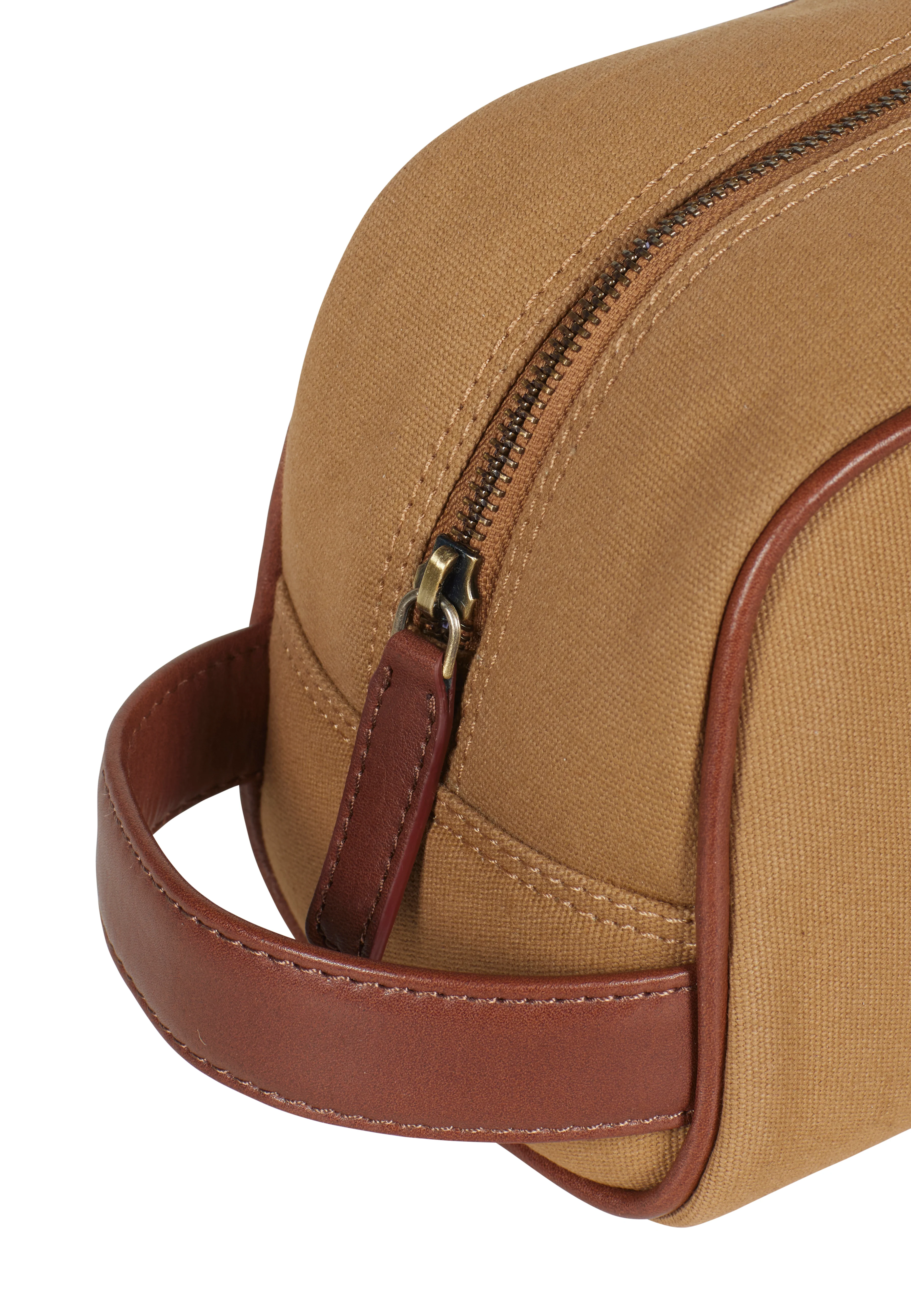 Washbag Canvas Beige - Image 4