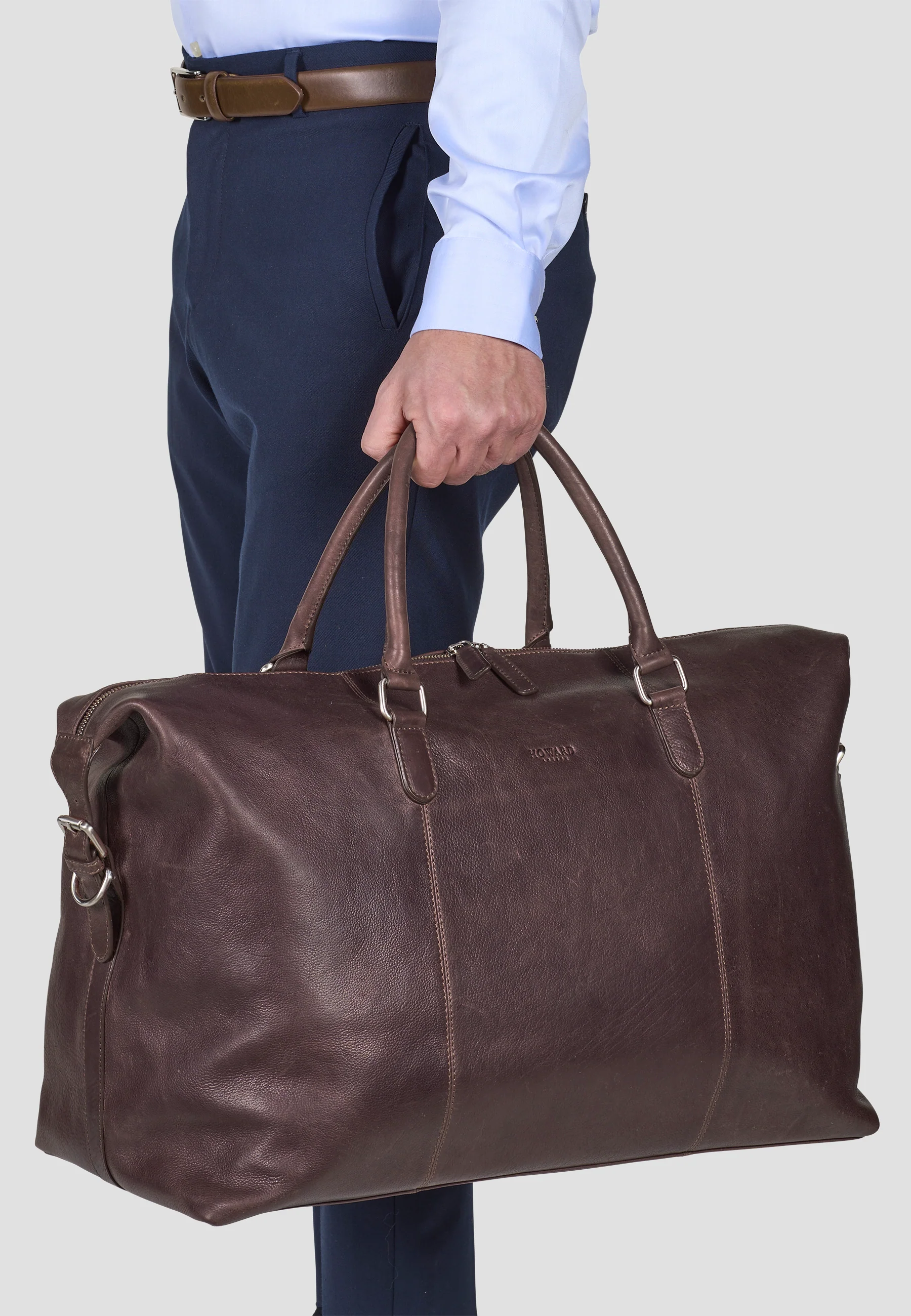 Weekend Bag Jacob Dark Brown - Image 2