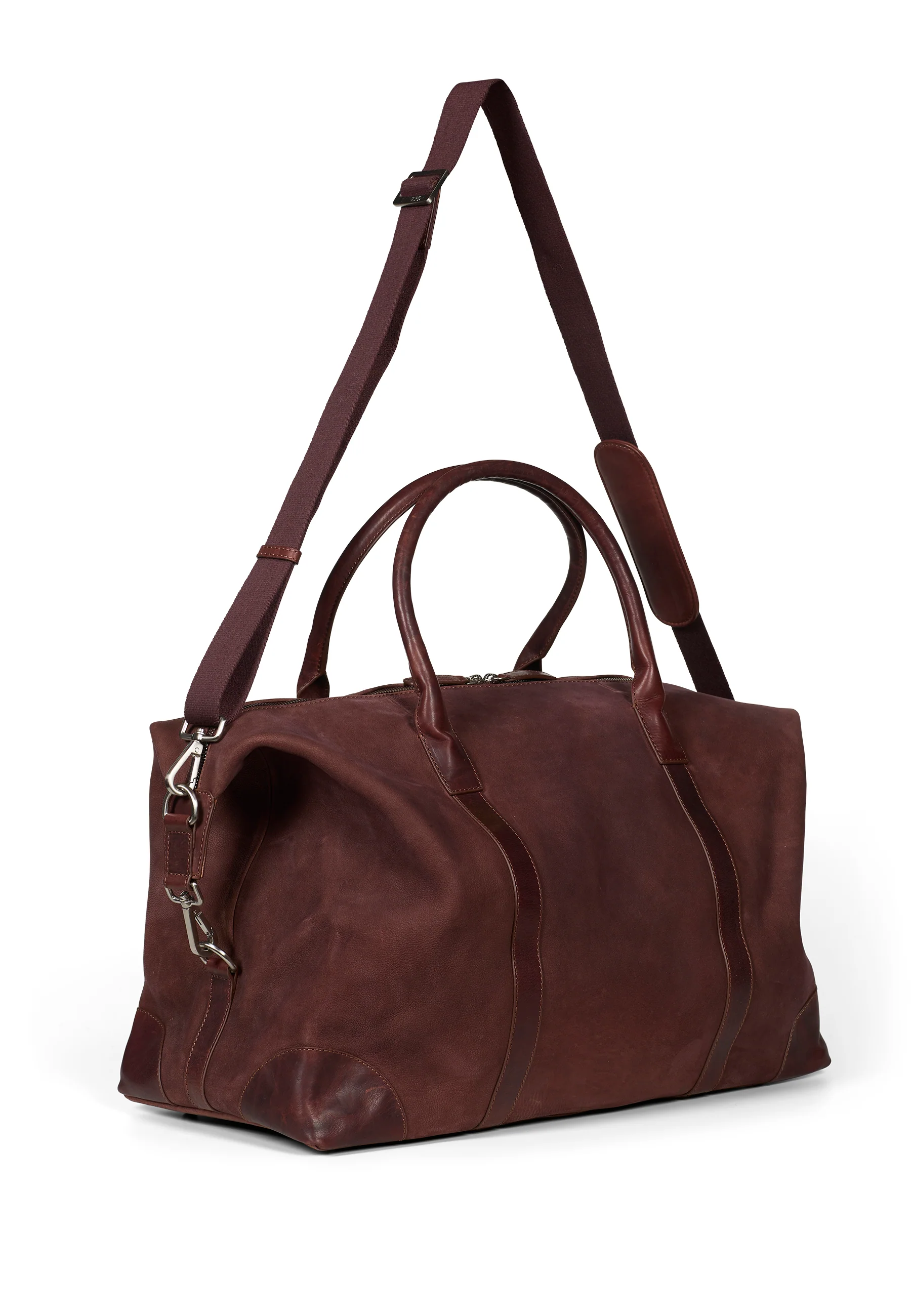 Weekend Bag Nubuck Leather Taylor Brown - Image 2