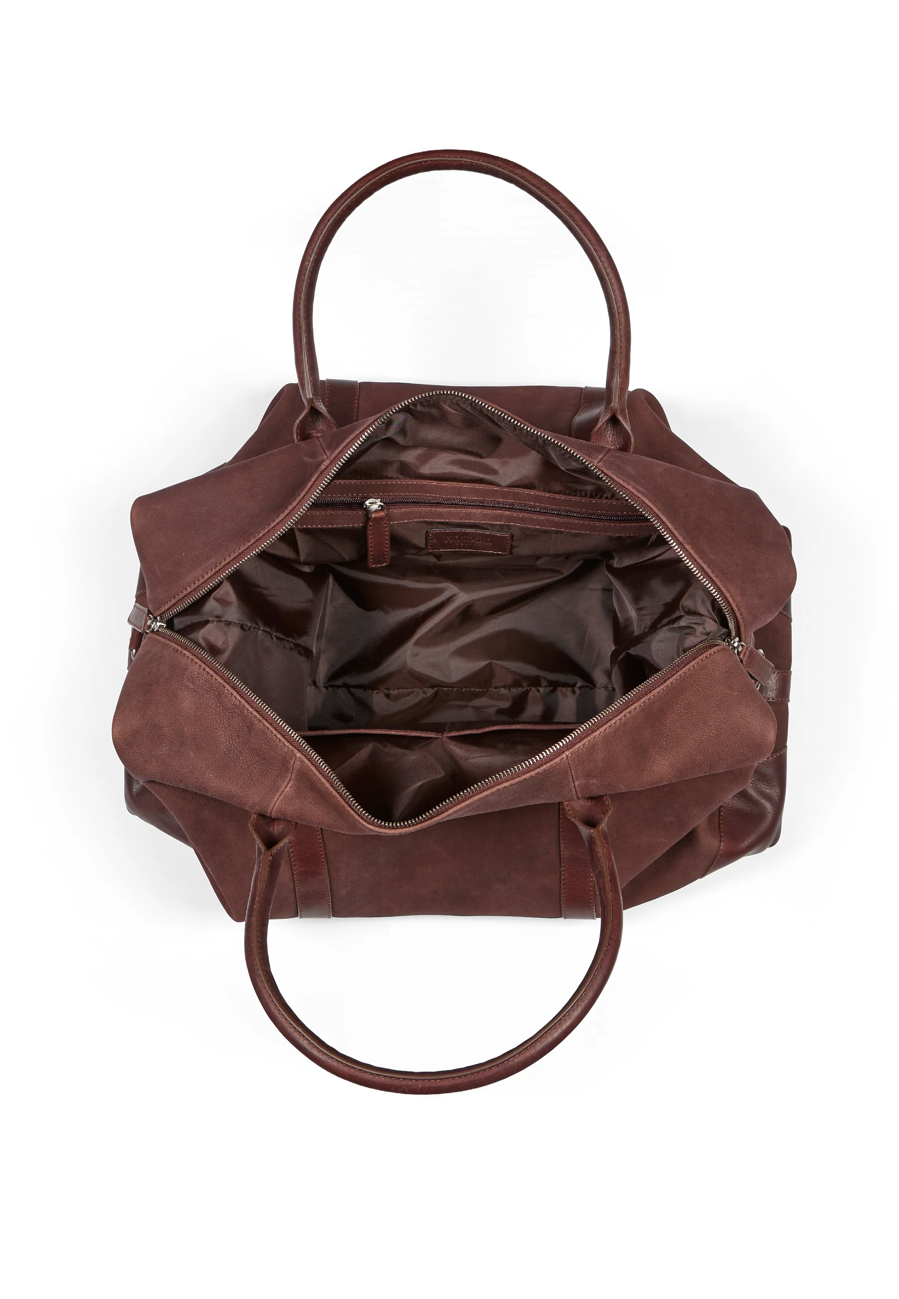 Weekend Bag Nubuck Leather Taylor Brown - Image 3