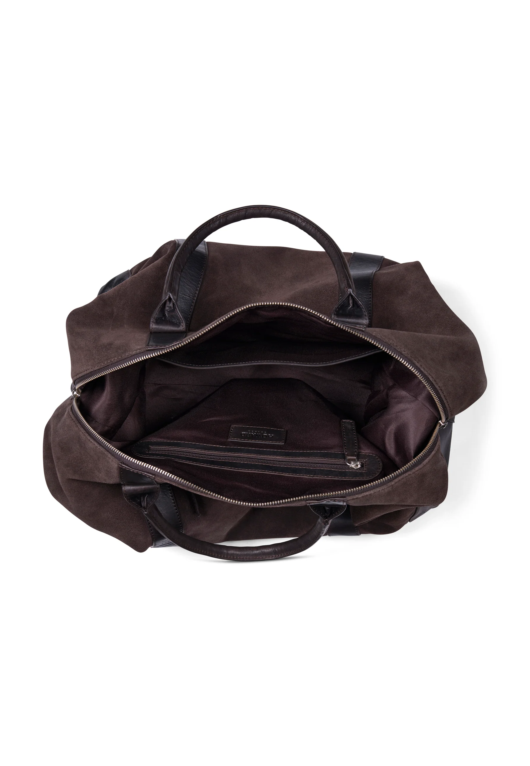 Weekend Bag Steven Suede Chocolate Brown - Image 3