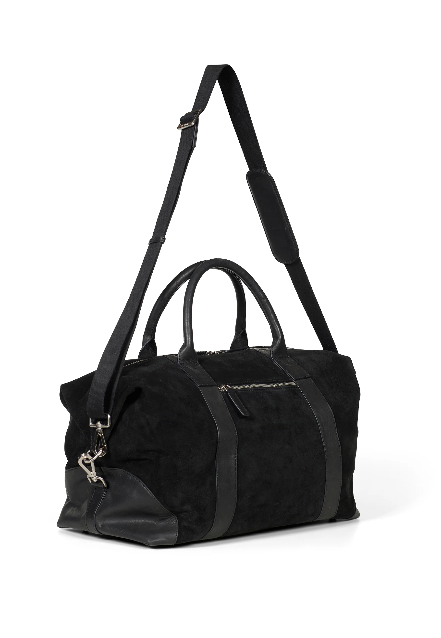 Weekend Bag Steven Suede Black - Image 2
