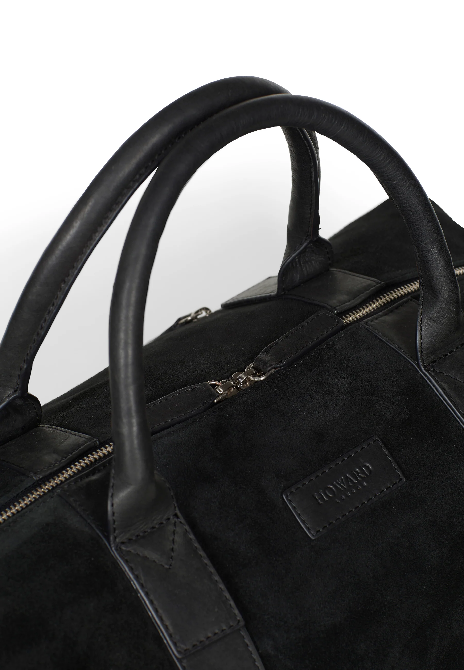 Weekend Bag Steven Suede Black - Image 4