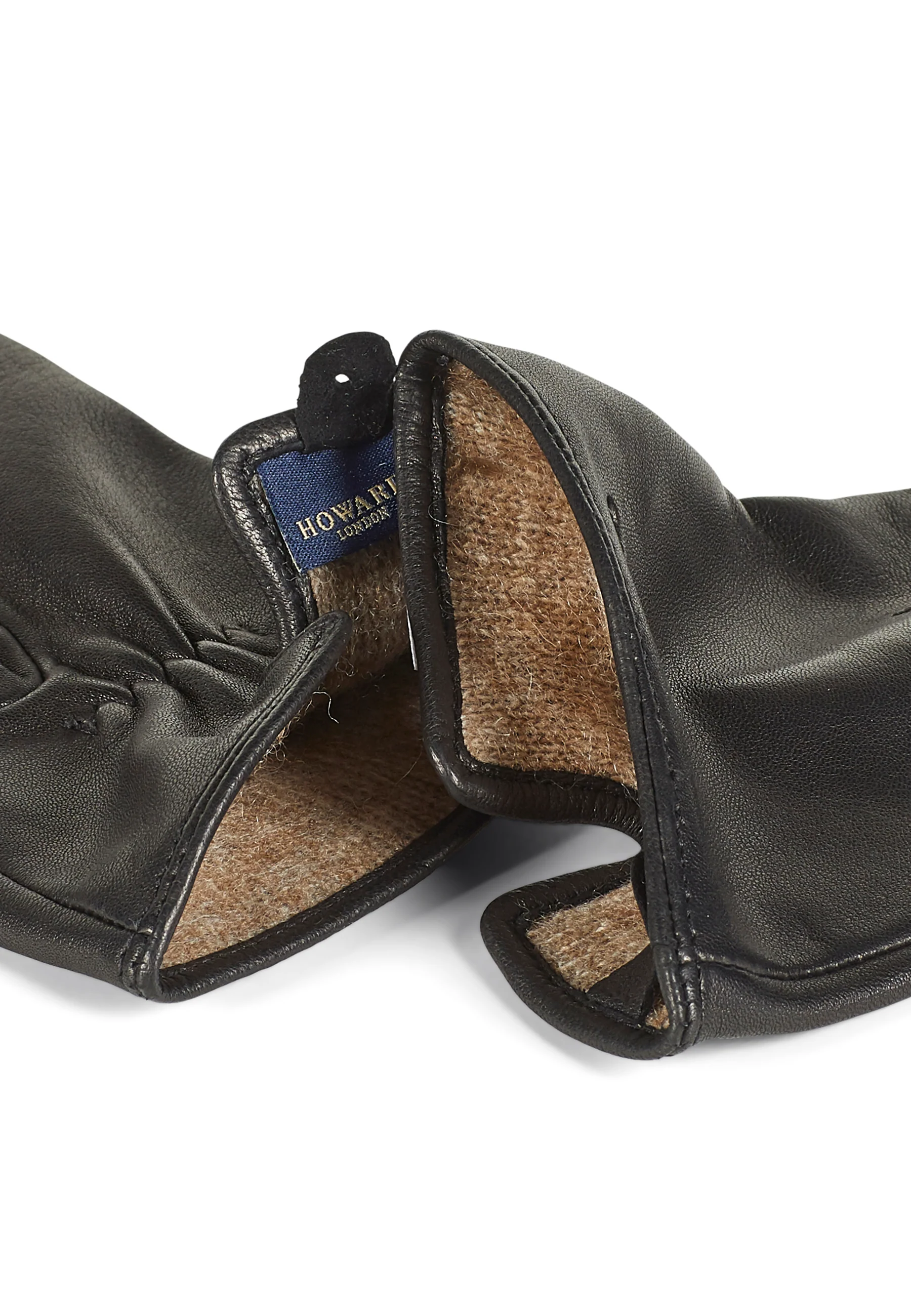 Women's Leather Gloves Cleo Black - Image 3