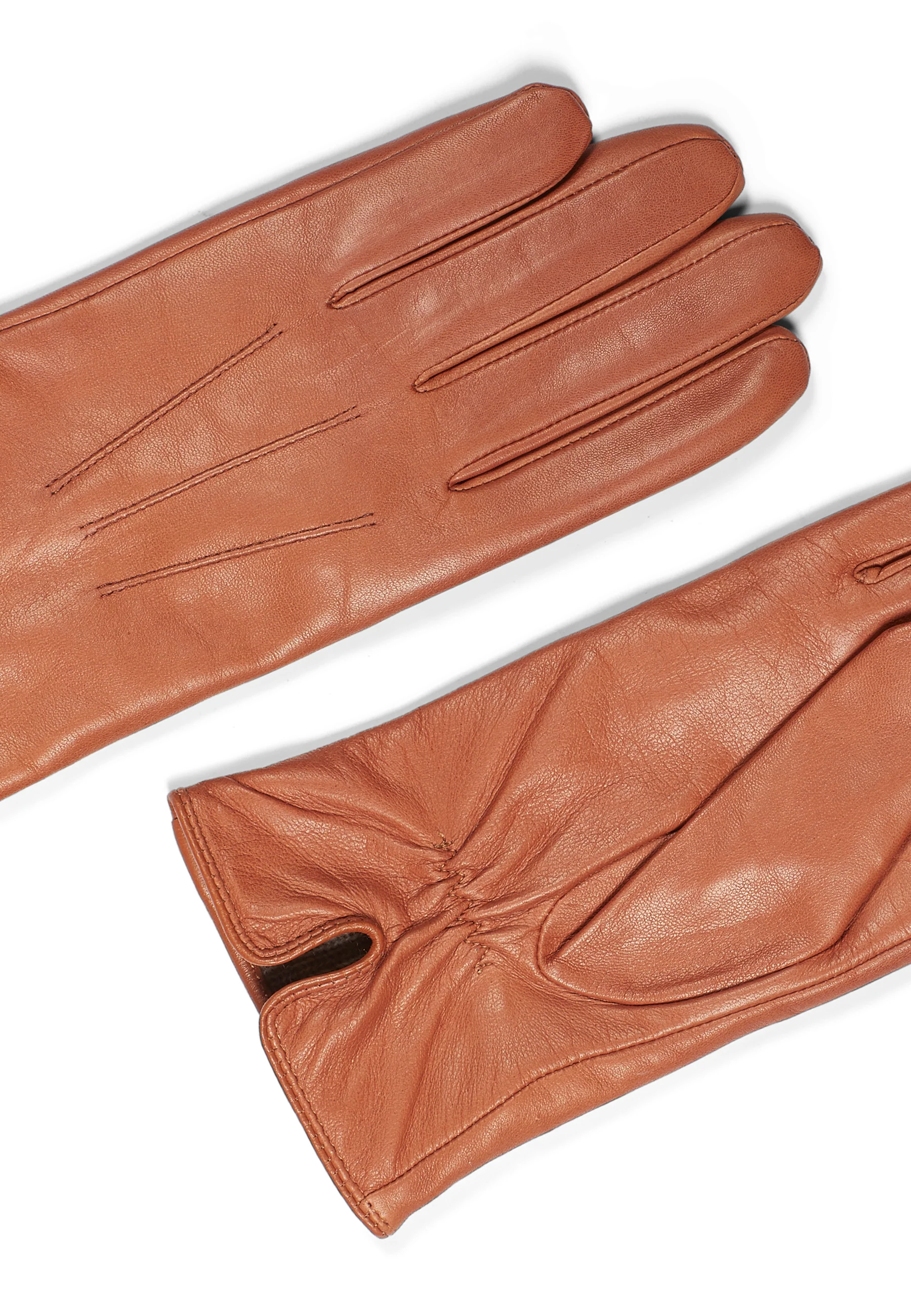 Women's Leather Gloves Cleo Tan - Image 2