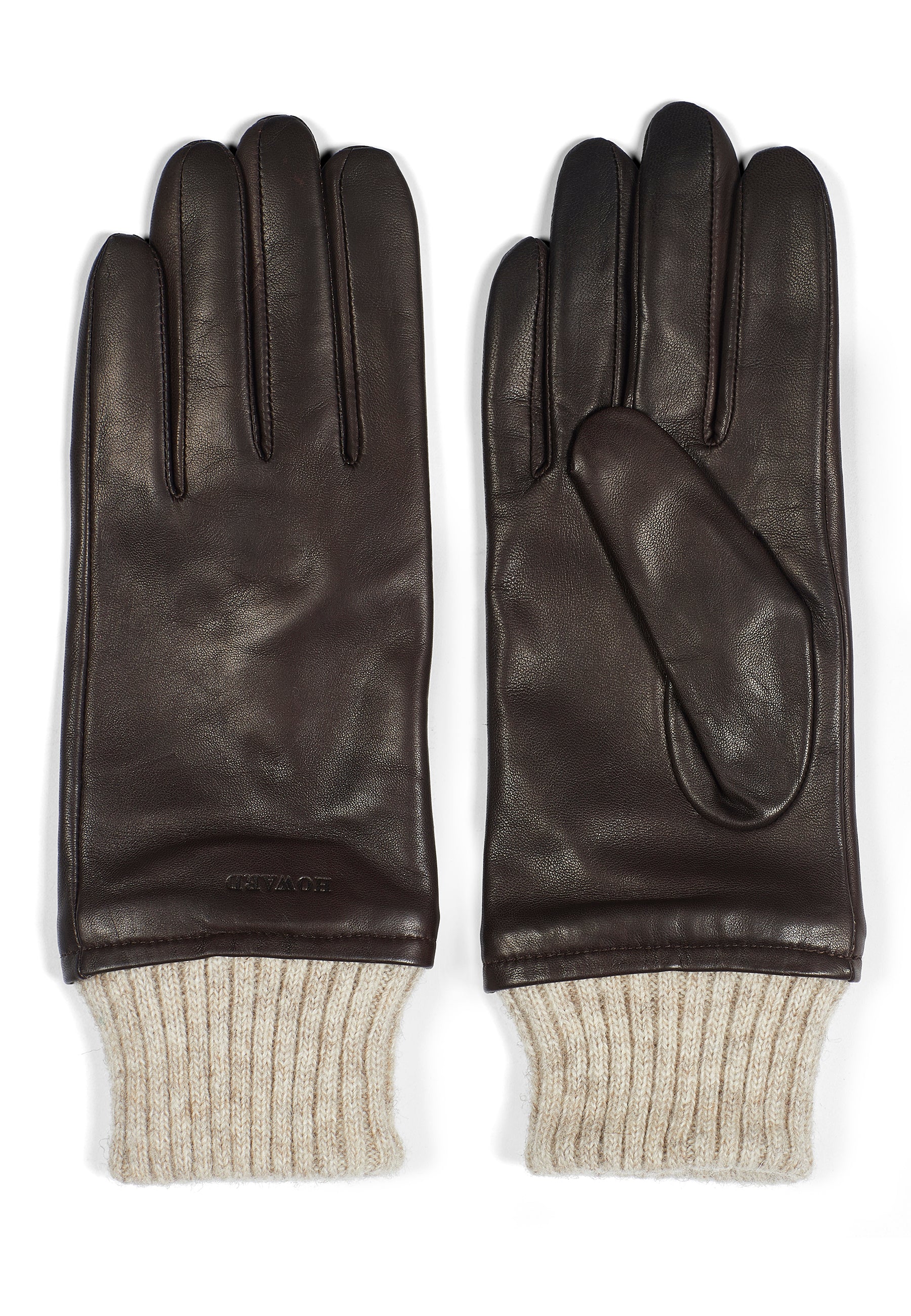 Women's Leather Gloves Ella Dark Brown