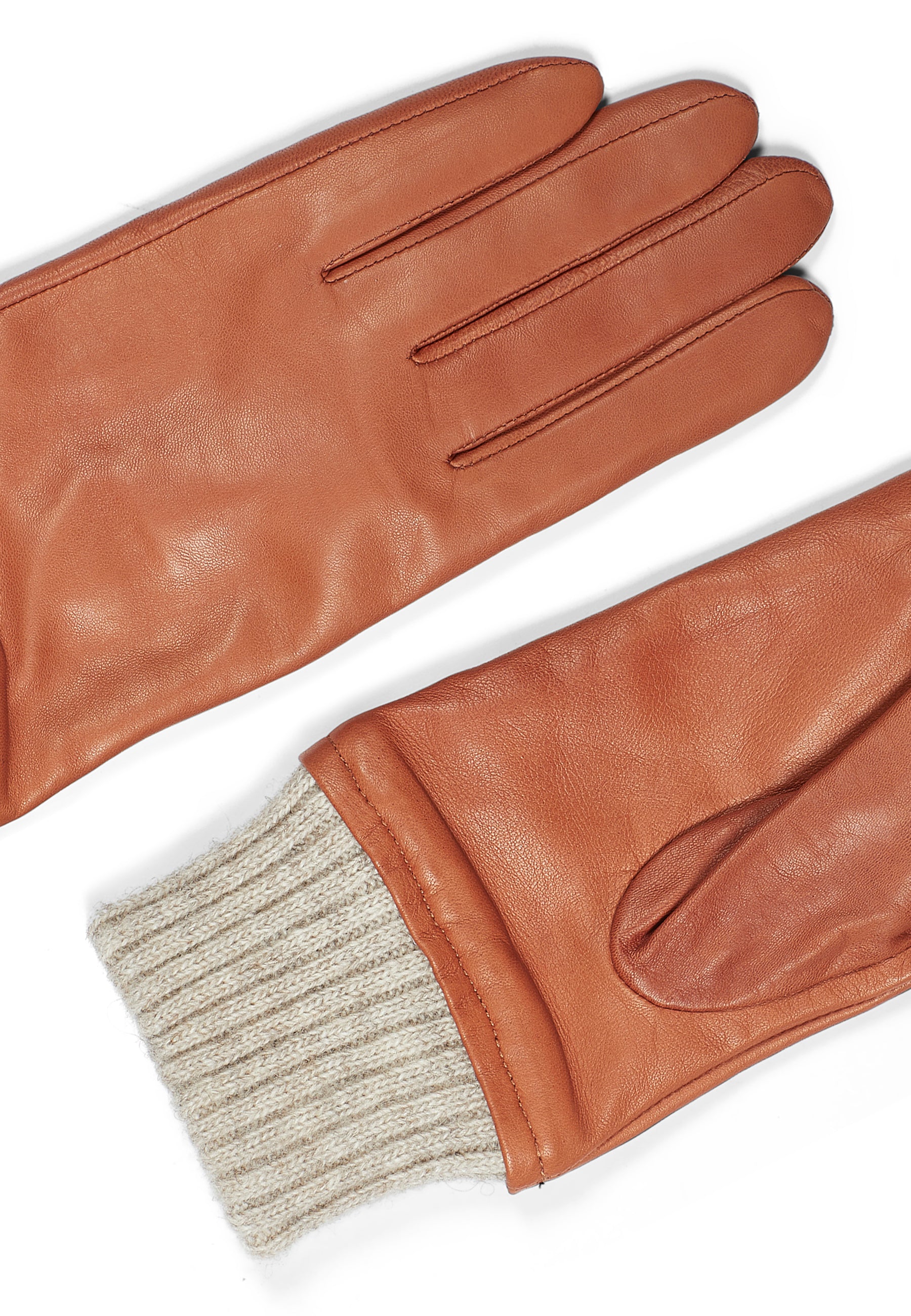 Women's Leather Gloves Ella Tan - Image 2