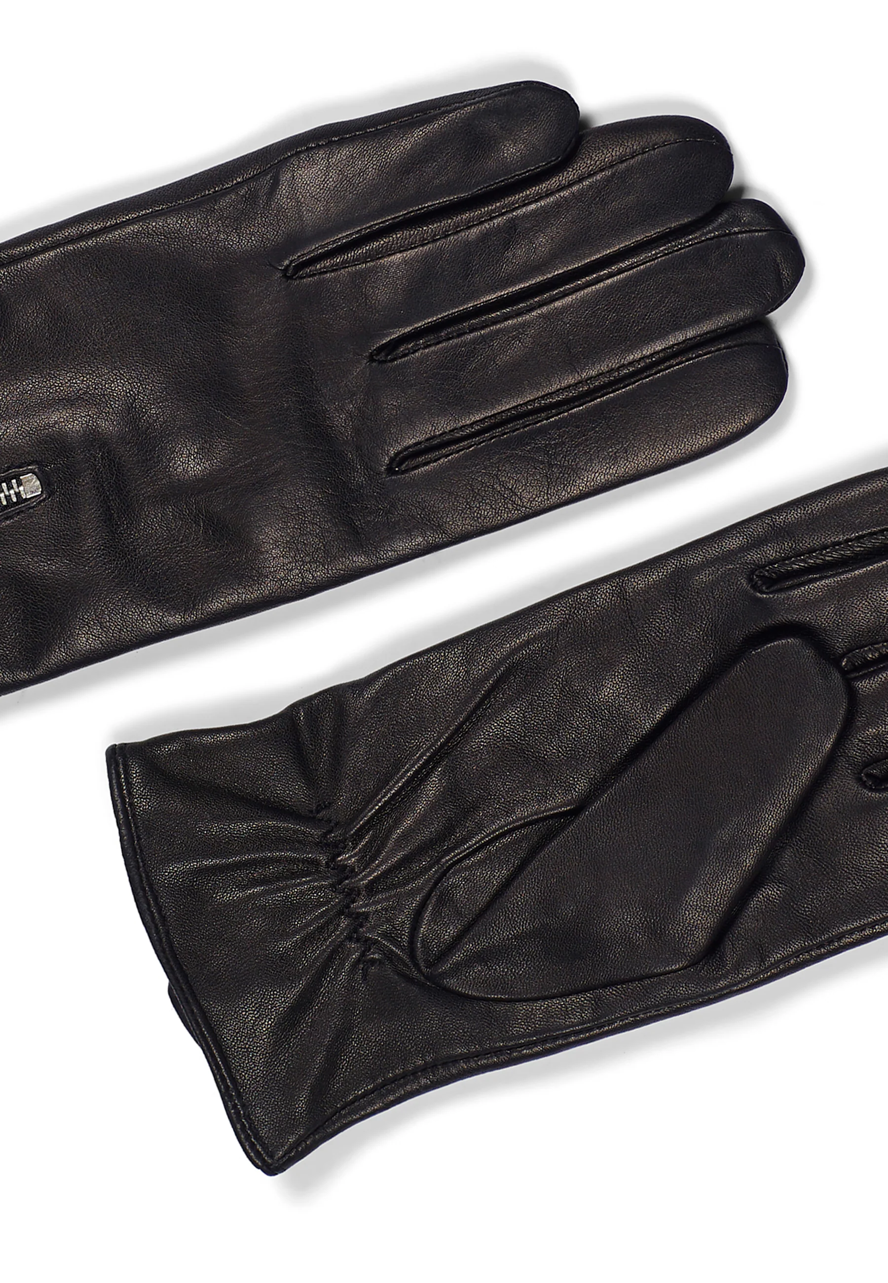 Women's Leather Gloves Hannah Black - Image 2