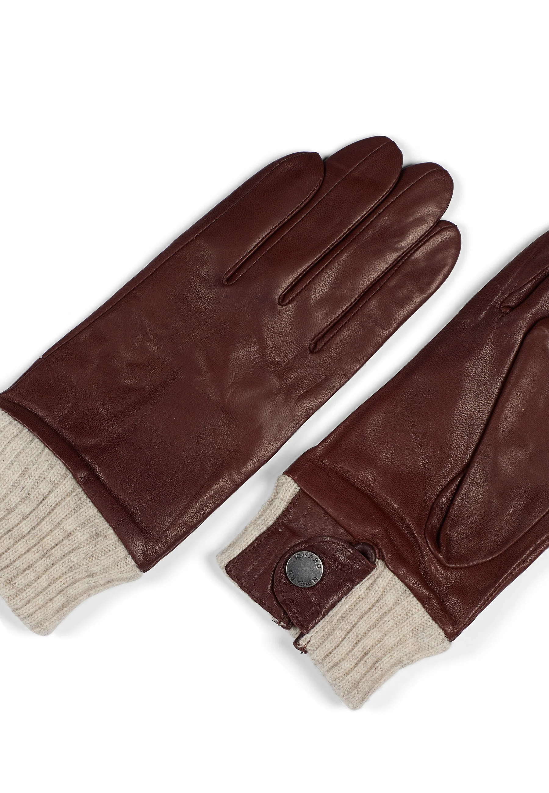 Women's Leather Gloves Lily Brown - Image 2