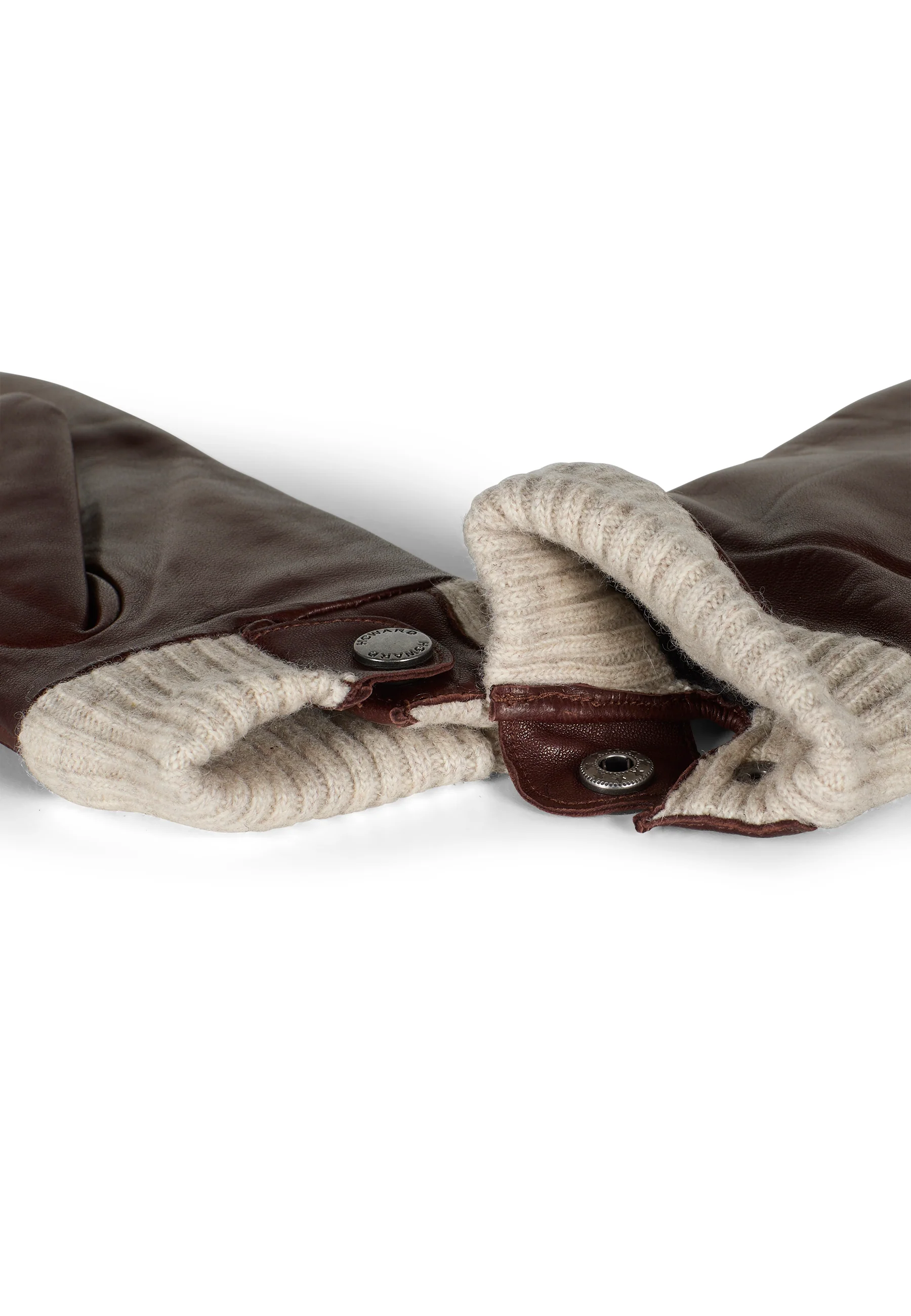 Women's Leather Gloves Lucy Brown - Image 3