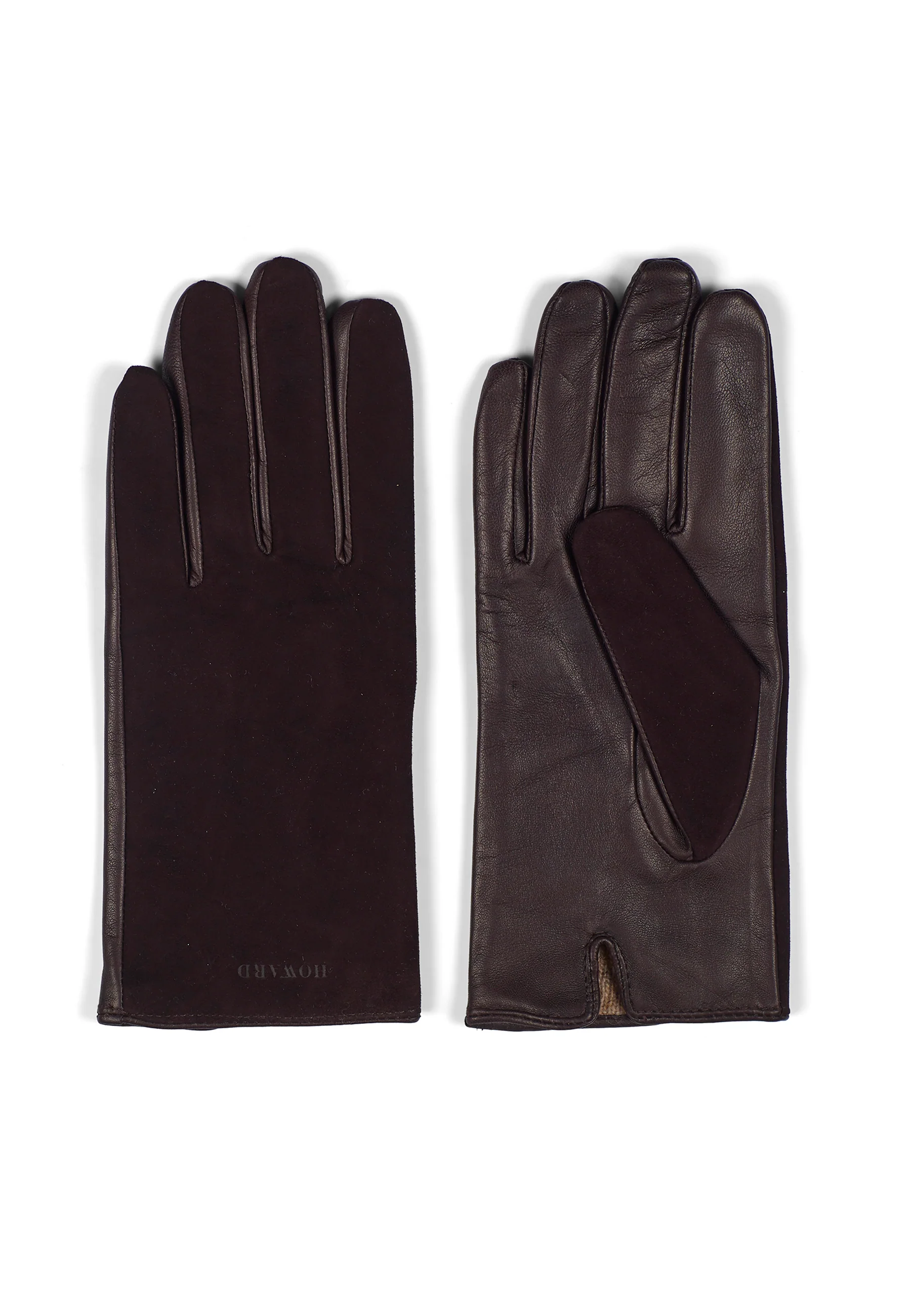 Women's Leather Gloves Luna Dark Brown