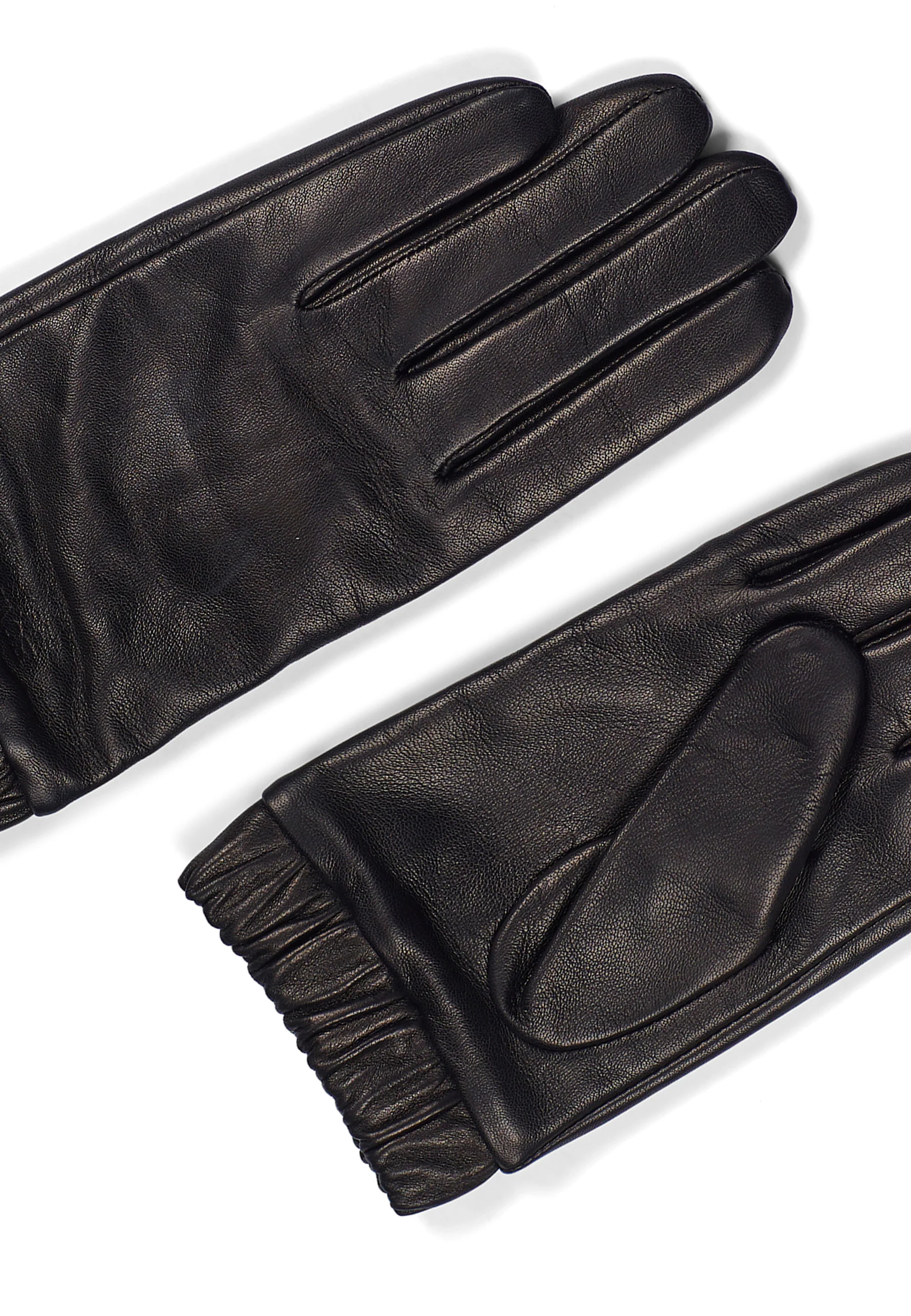 Women's Leather Gloves Stella Black - Image 2